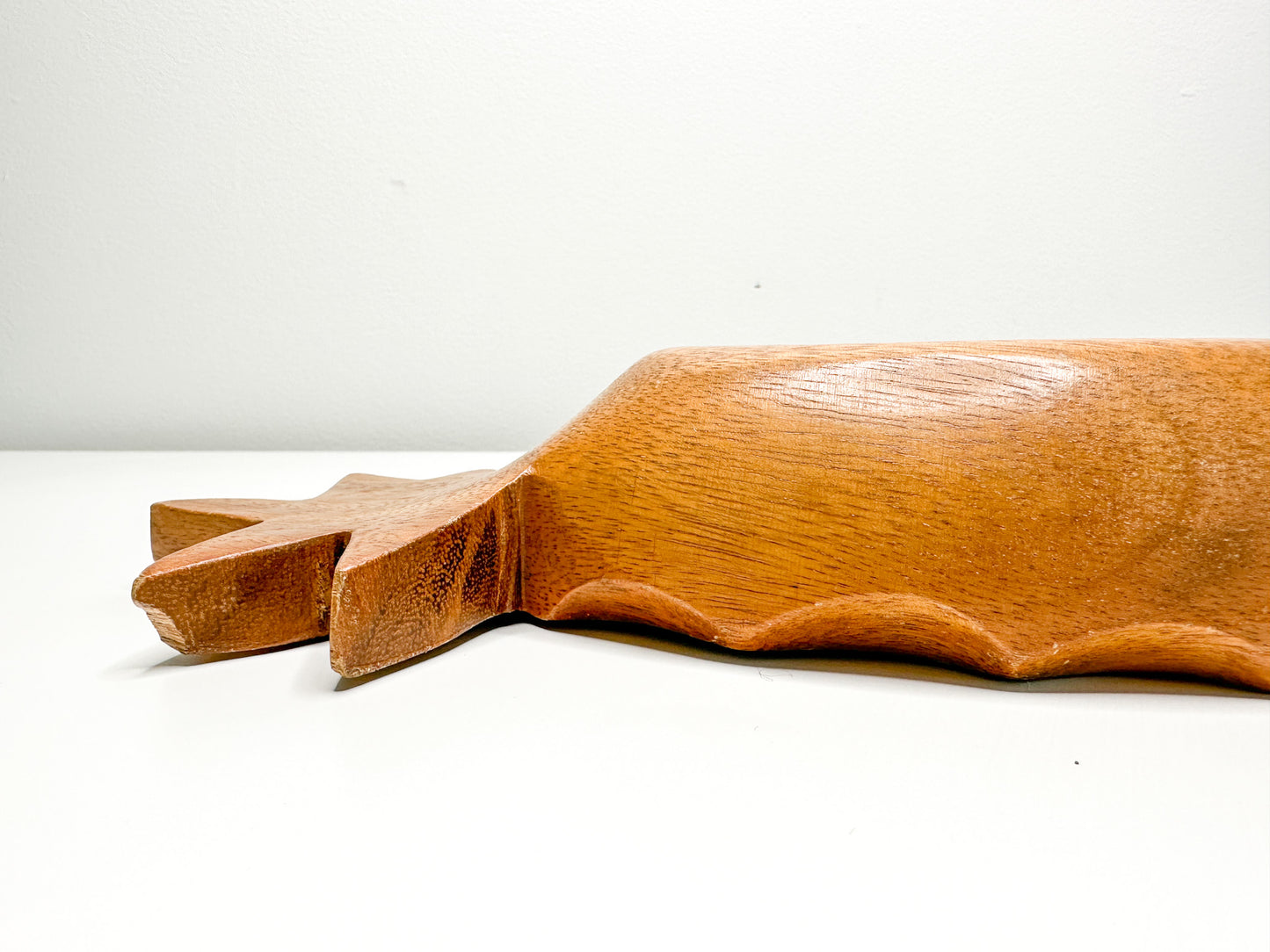 Vintage Wooden Monkey Pod Pineapple Dish