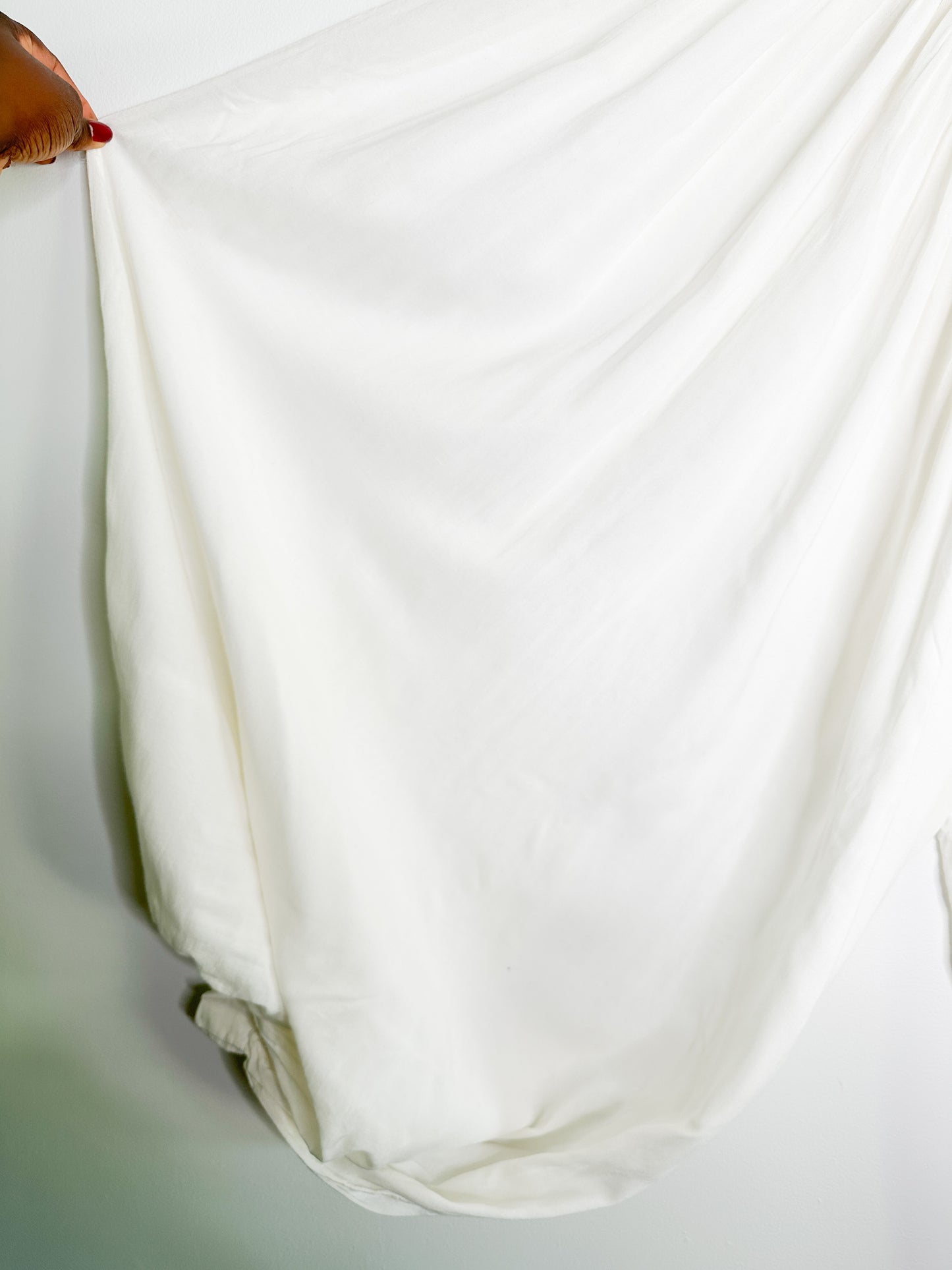 Vintage White 1980s Julia Harem Pants