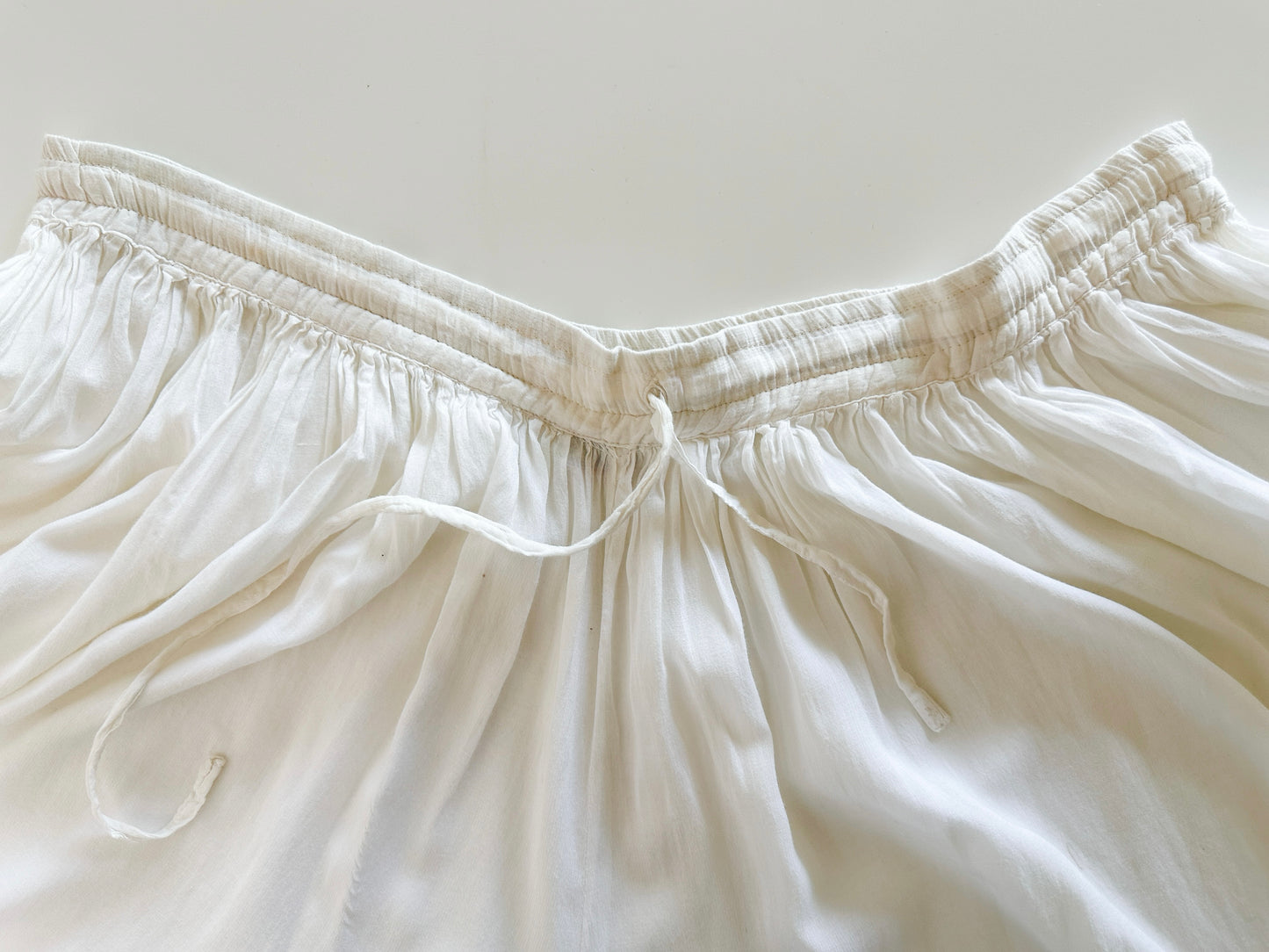 Vintage White 1980s Julia Harem Pants