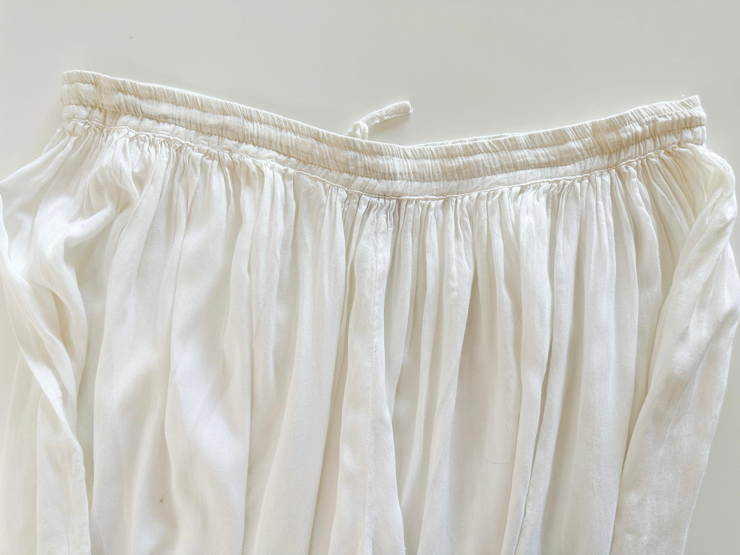 Vintage White 1980s Julia Harem Pants