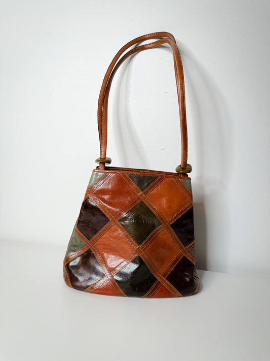 90s Chiarini Patchwork Leather Purse