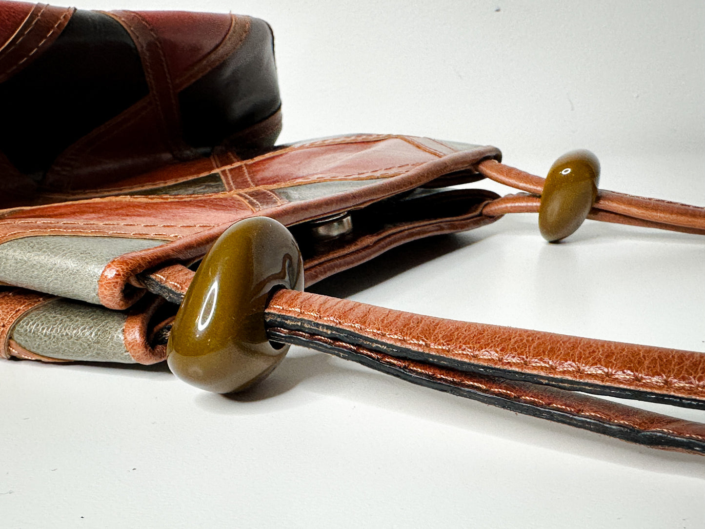 90s Chiarini Patchwork Leather Purse