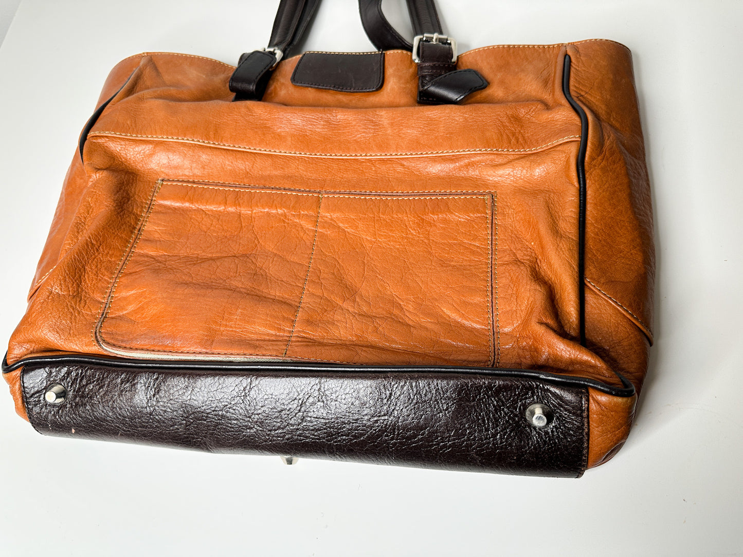 Valentina Italia Brown Leather Tote
