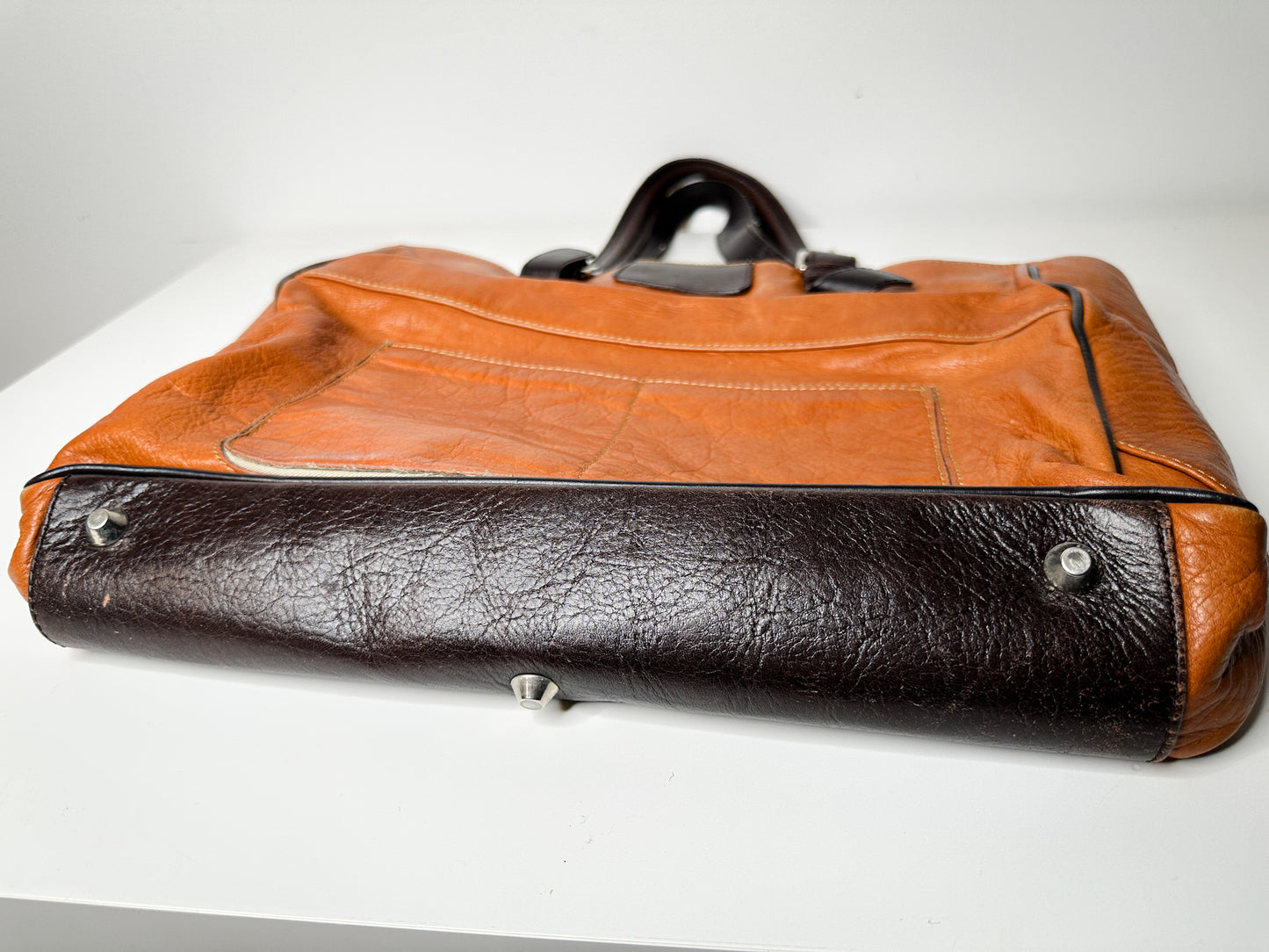 Valentina Italia Brown Leather Tote