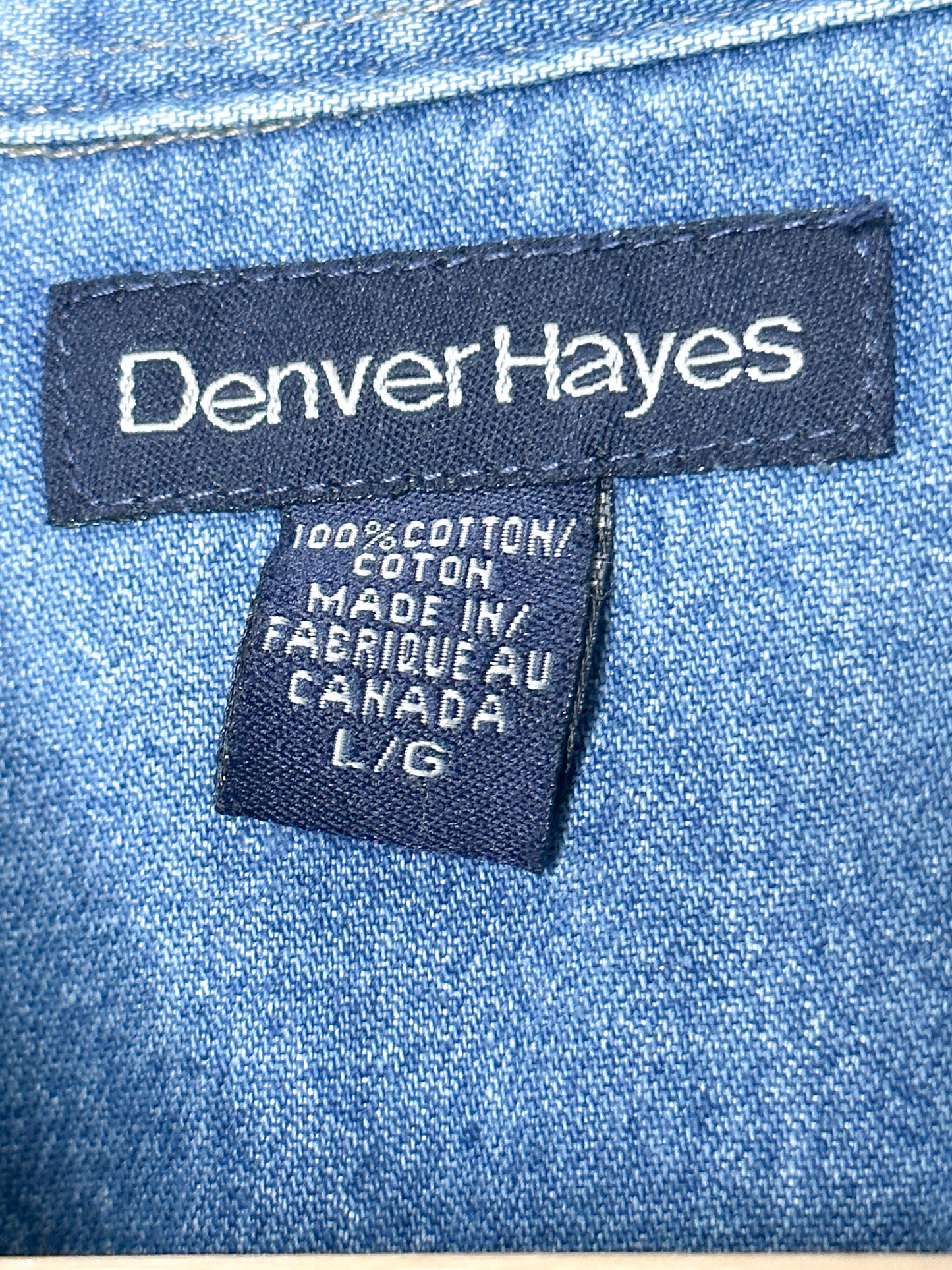 Vintage Denver Hayes Denim Jacket | Size Large