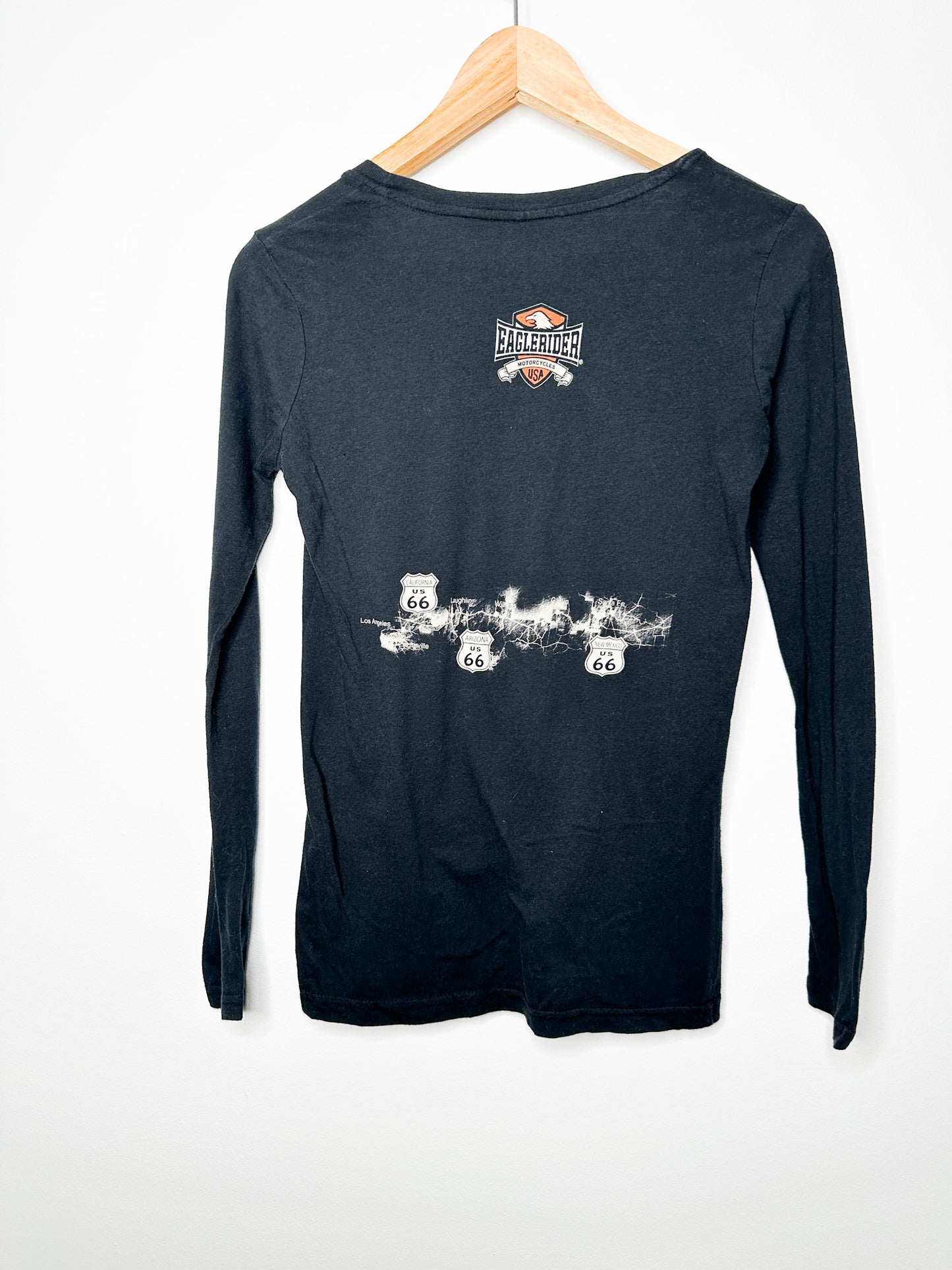Vintage Eagle Rider T-Shirt Long Sleeves | Motorcycle T-shirts | Size: XS