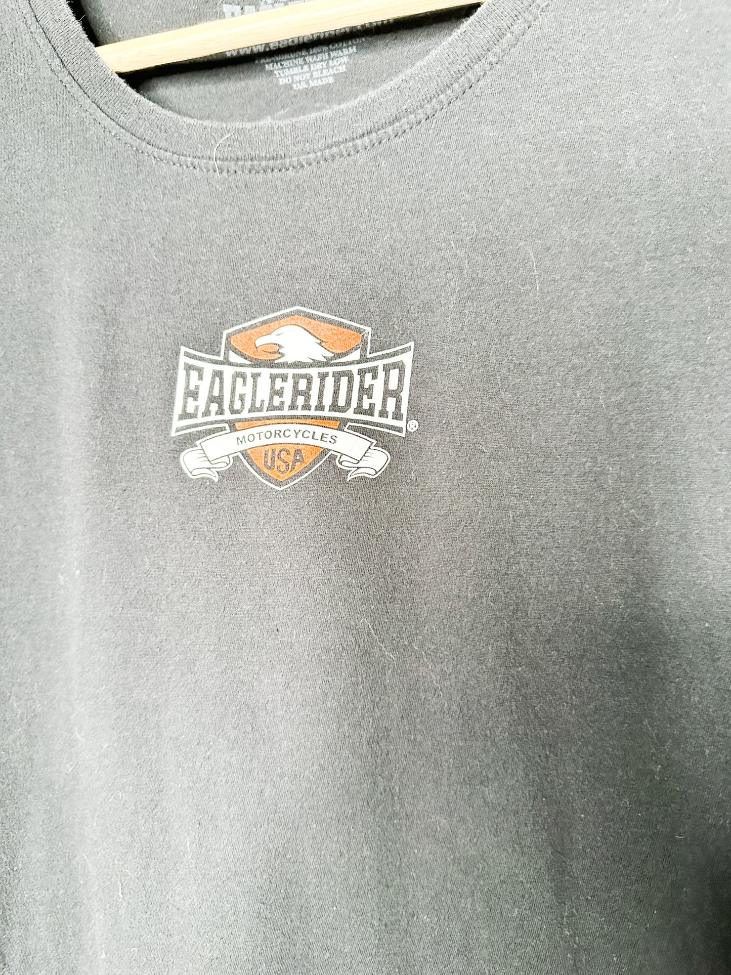 Vintage Eagle Rider T-Shirt Long Sleeves | Motorcycle T-shirts | Size: XS