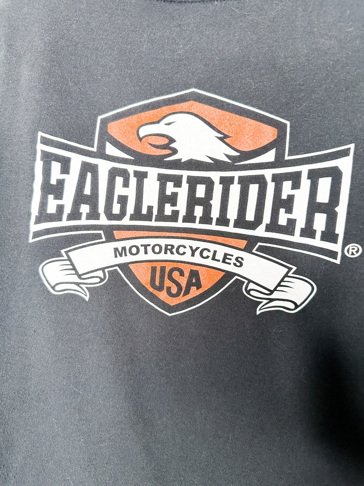 Vintage Eagle Rider T-Shirt Long Sleeves | Motorcycle T-shirts | Size: XS