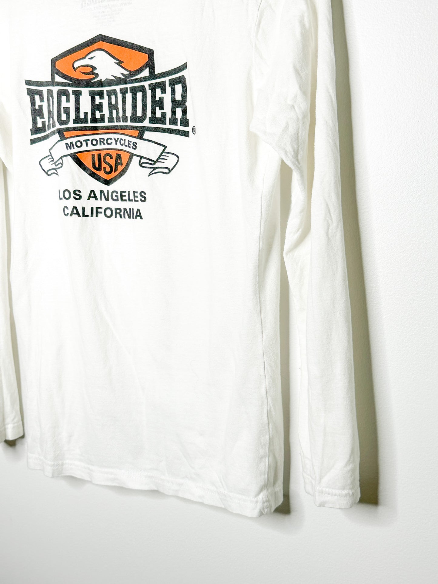 Vintage Eagle Rider T-Shirt Long Sleeves | Motorcycle T-shirts | Size: S