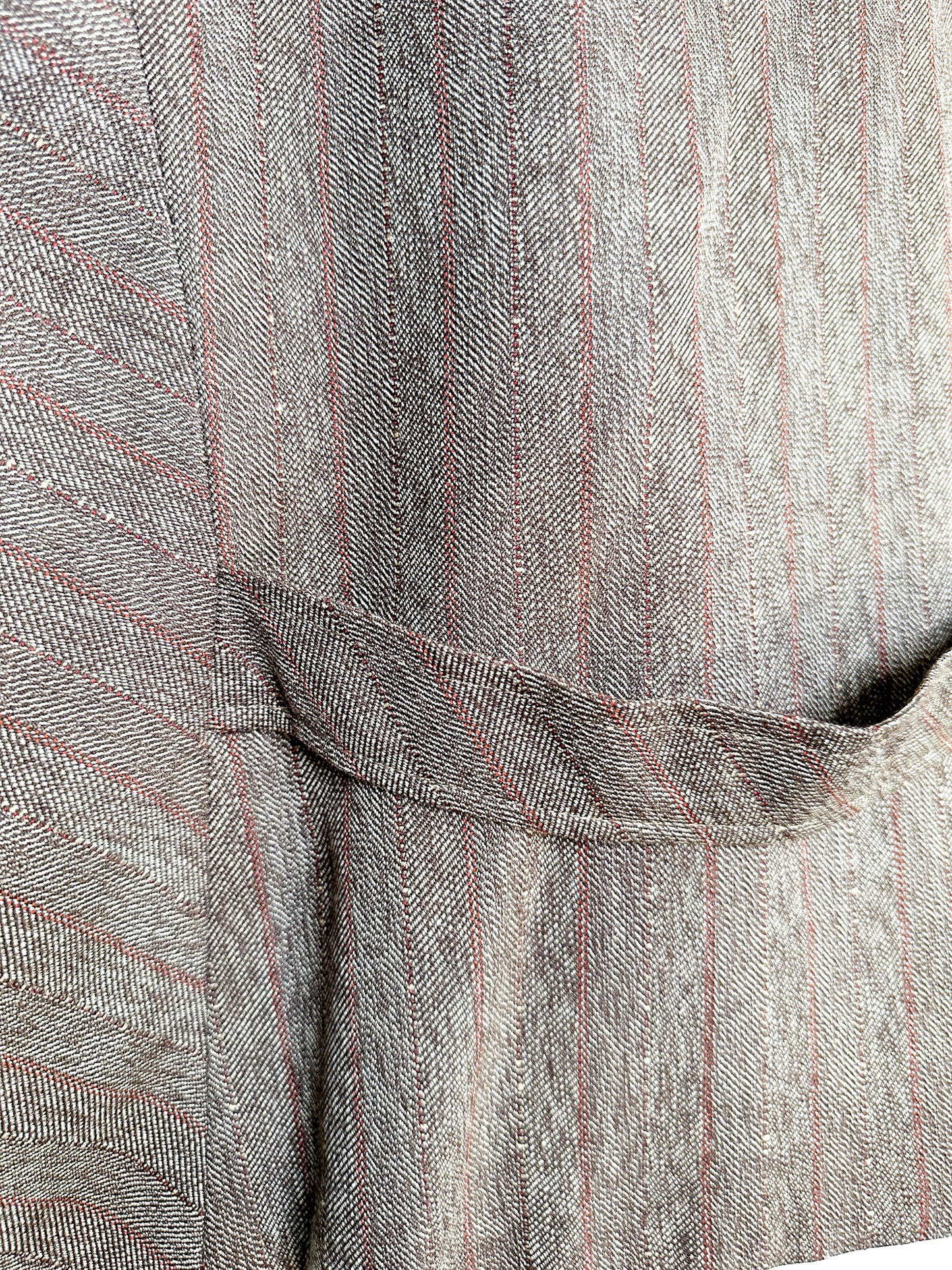 Evan Picone Suiting Vest | Brown Pin Striped Evan Picone Suiting Vest | Plus Size Vest | SIZE: 22W