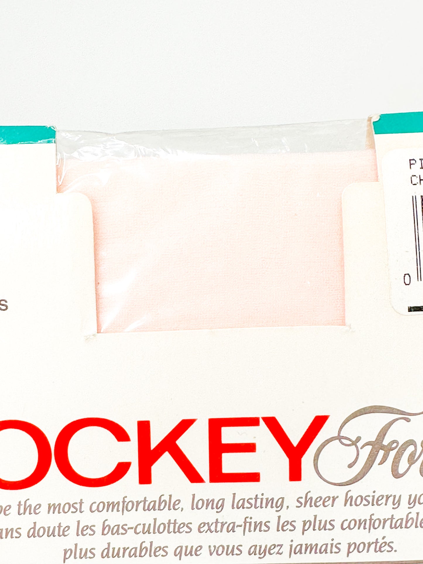 Vintage SILKS Control Top SilkyVintage Jockey For Her Sheer and Comfortable Pantyhose - Pink Champagne | Vintage hosiery NEW in Package