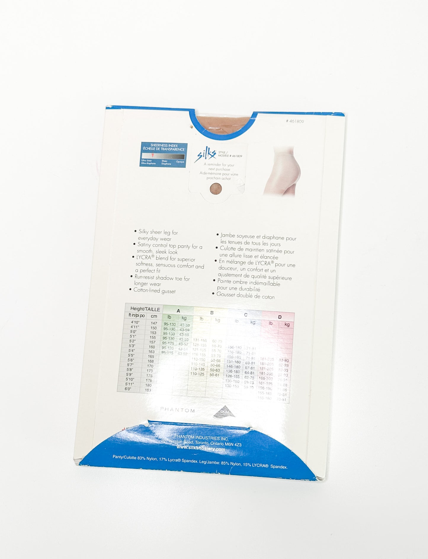 Vintage SILKS Control Top Silky Sheer | Run - Resist Pantyhose | Vintage Hoisery| Size M - Natural A | NEW in Package