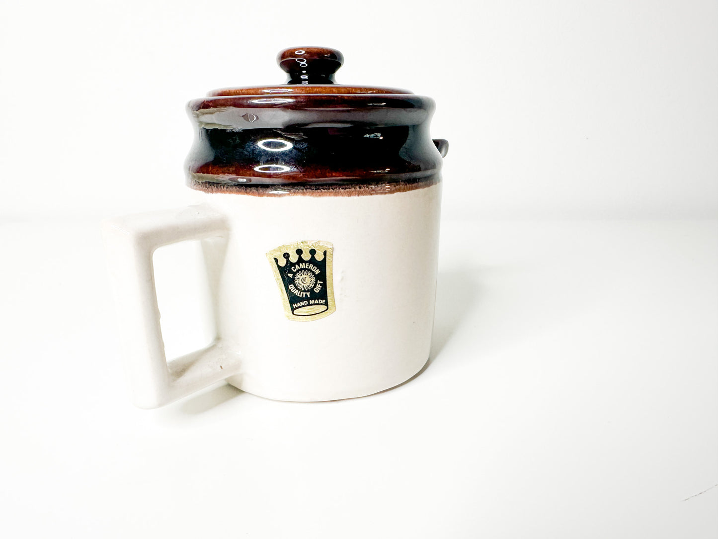 1982 Abenakis Handcrafted Ceramic Teapot GROUSE MOUNTAIN Vancouver Canada