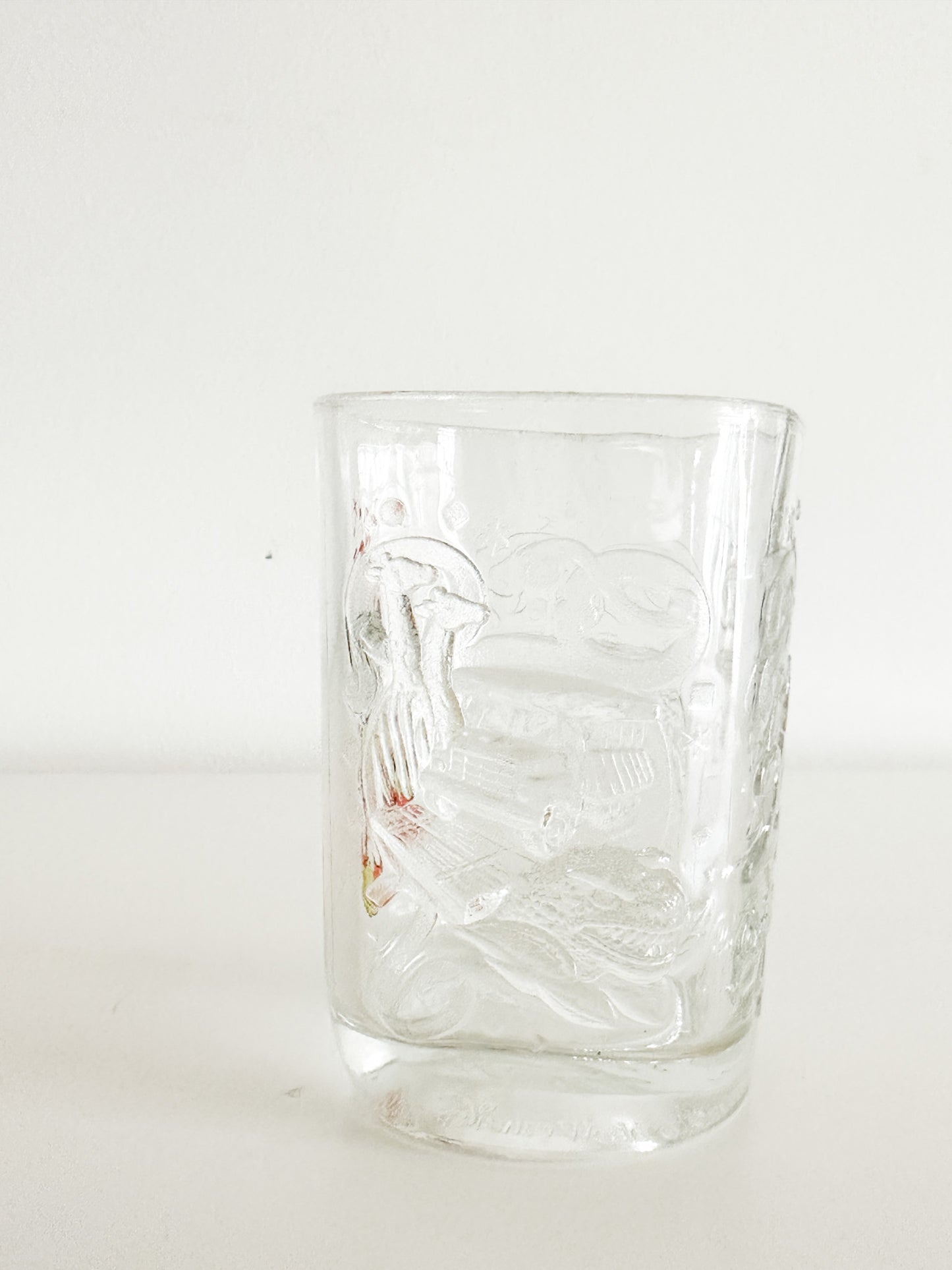 Vintage Lot of 2 Walt Disney World Mickey Millennium Celebration Glass