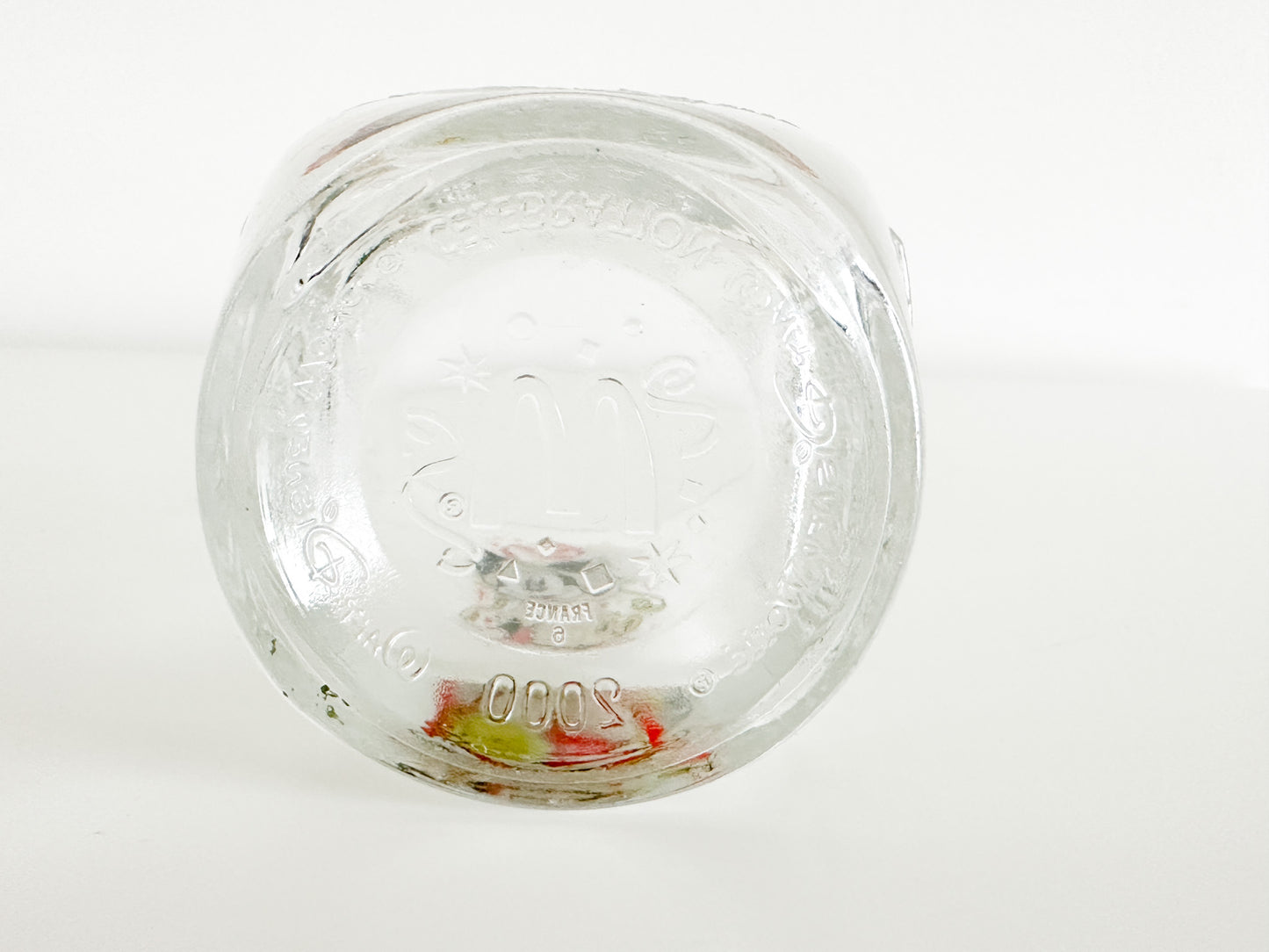 Vintage Lot of 2 Walt Disney World Mickey Millennium Celebration Glass