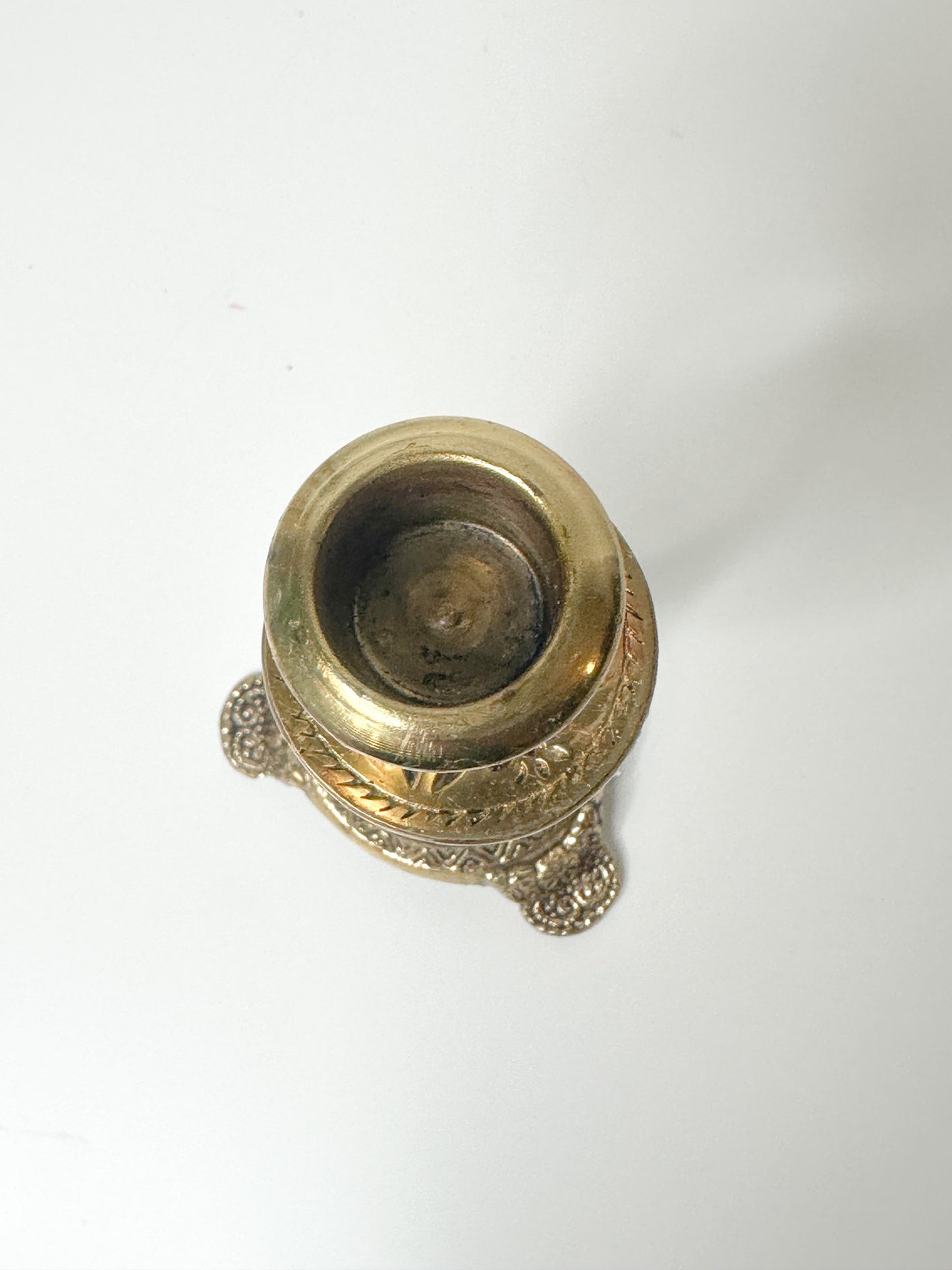 Ornate Brass Tapered Candlestick Holders | Vintage Brass Candlestick Holders | Vintage Brass Candle Holder