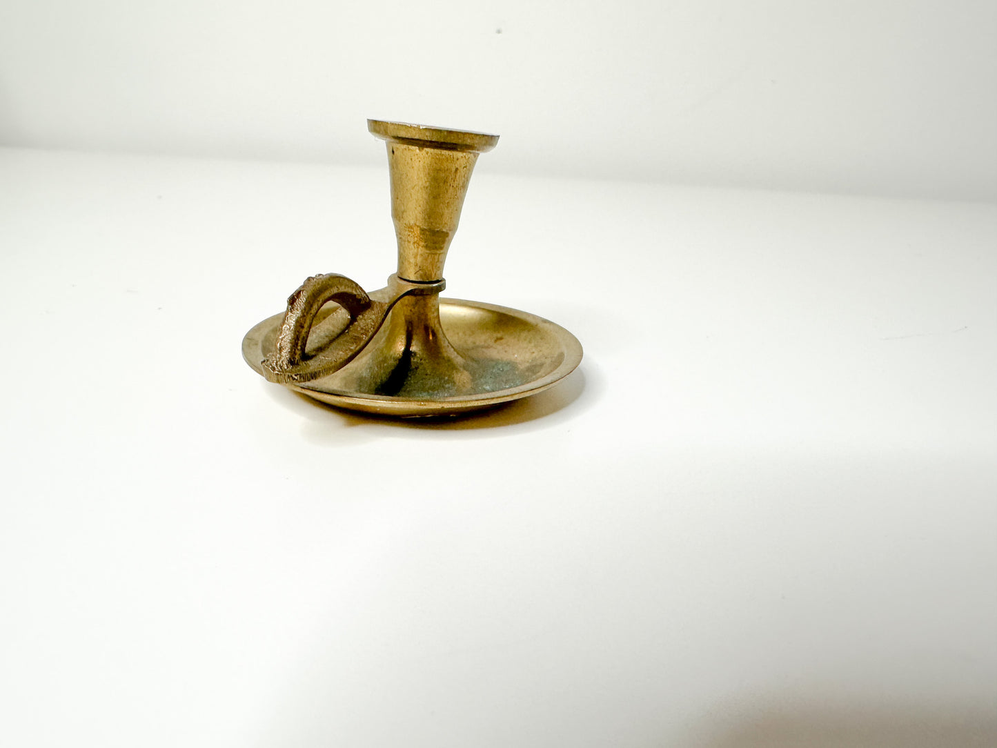 Brass Candlestick holder | Vintage Chamberstick/ Candlestick Holders