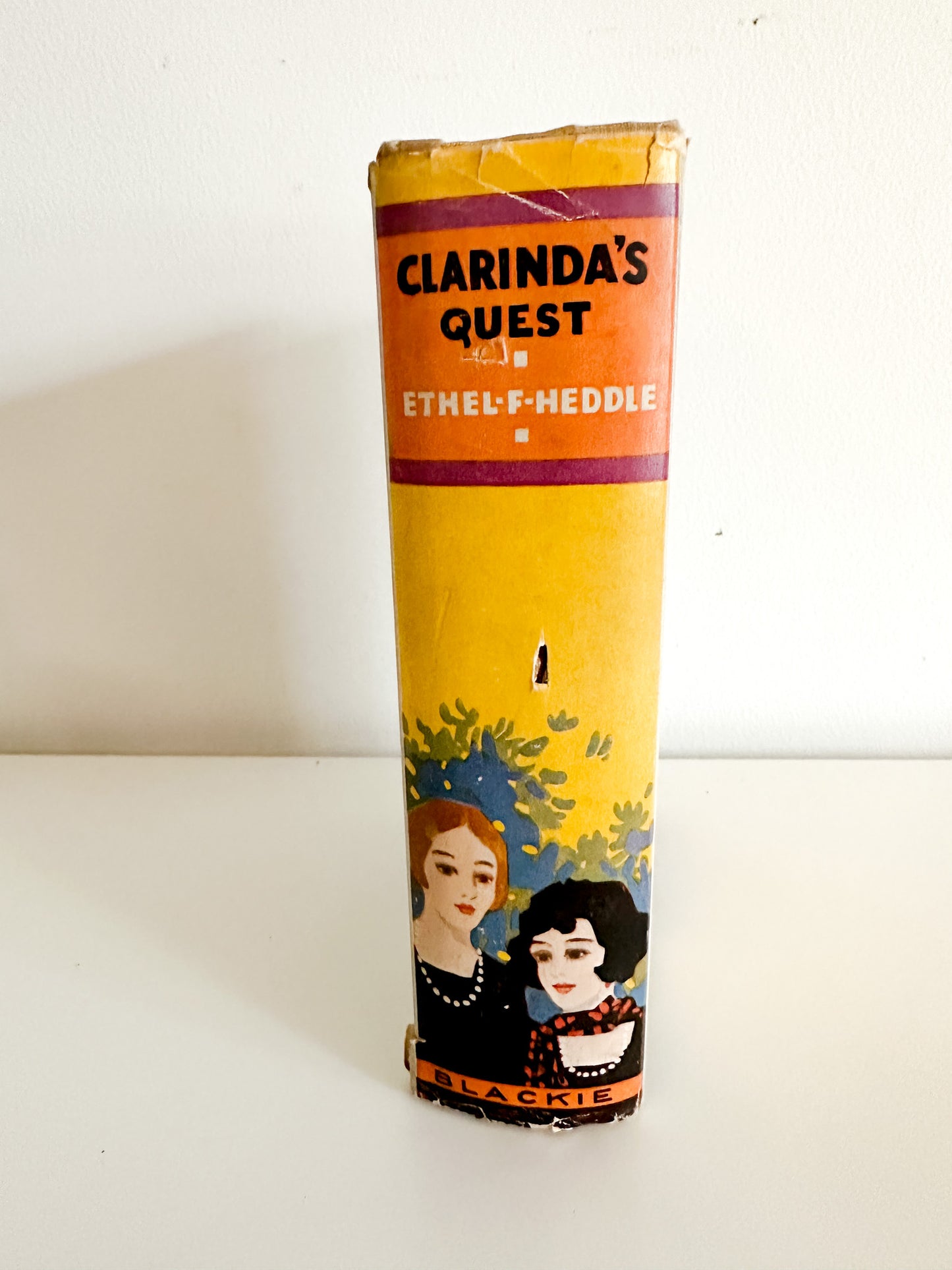 Clarinda’s Quest by Ethel F. Heddle ( Hardcover with dust jacket) | Vintage