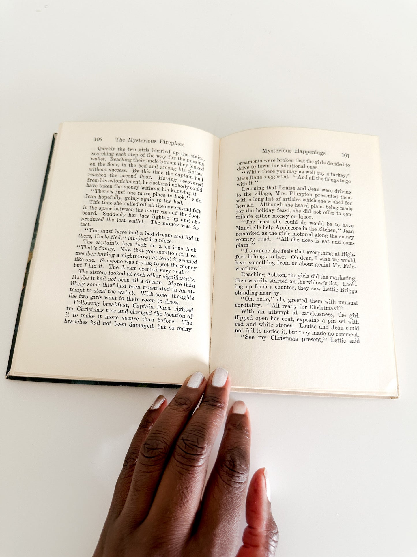 Lot of Two vintage Books | 1940s Vintage Books | The Secret at The Hermitage and The Mysterious Fireplace by Carolyn Keene