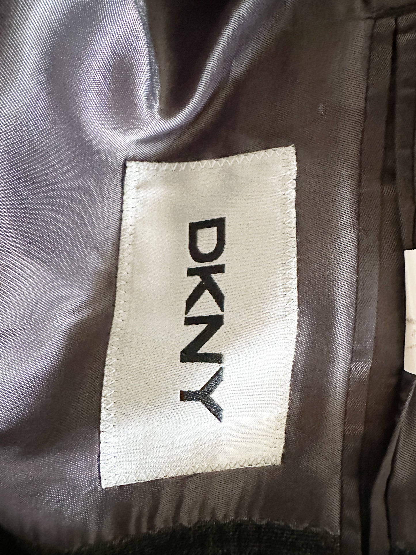DKNY Mens Gray Plaid Blazer | Size:48R