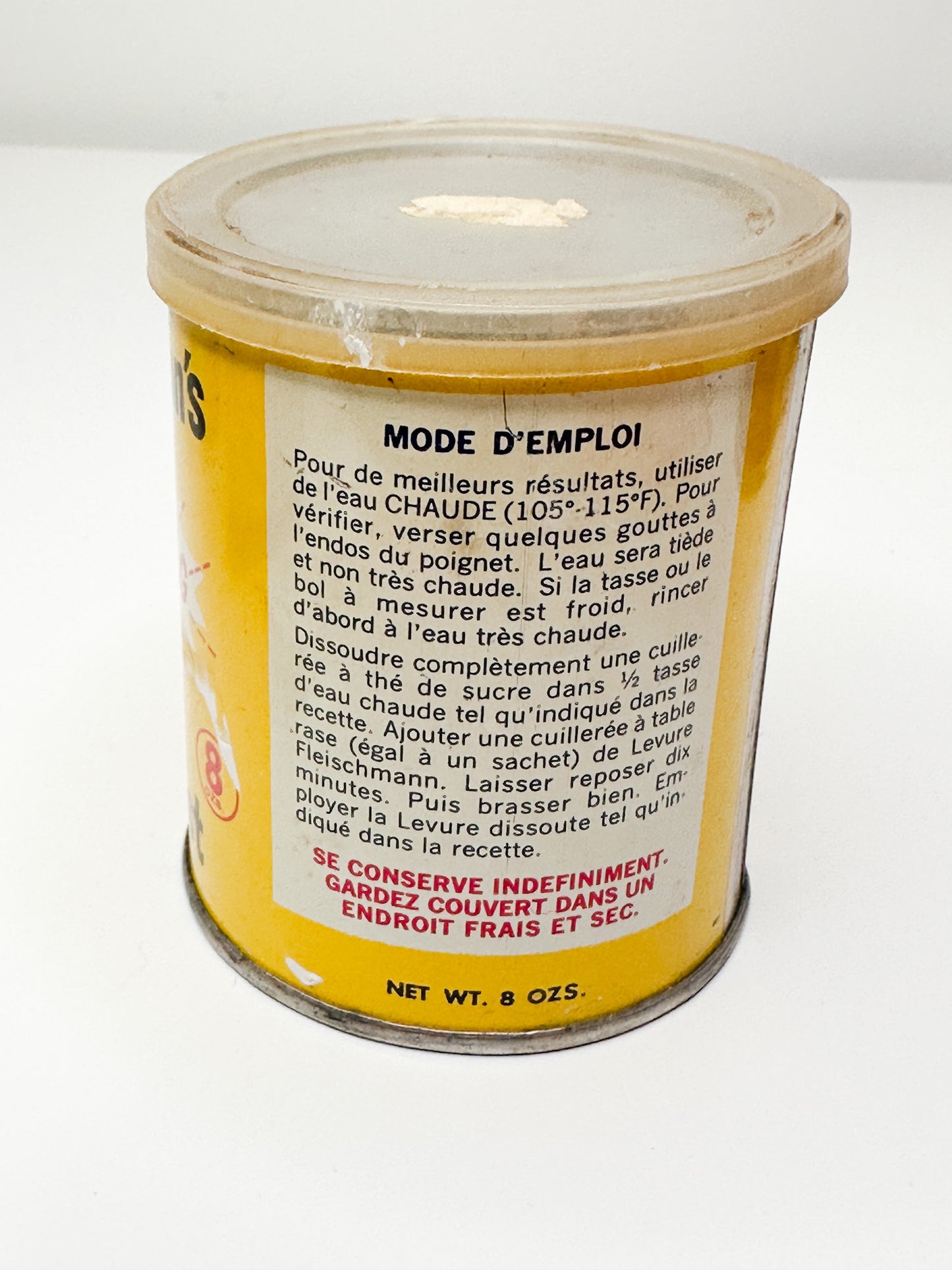 Curated Vintage Lot of Household Containers | Amphora Extra Mild Cavendish | Mortons Iodized Salt Container | Fleischmann's Yeast Tin