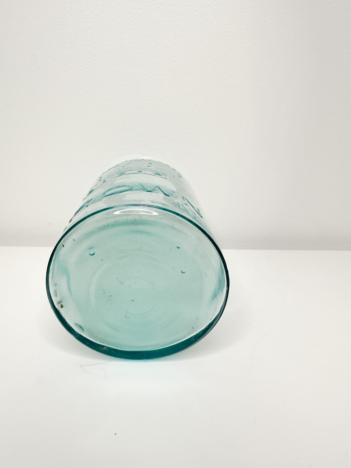 Antique Canadian Crown Canning Jar |Vintage Light Blue Quart Mason Jar by Crown