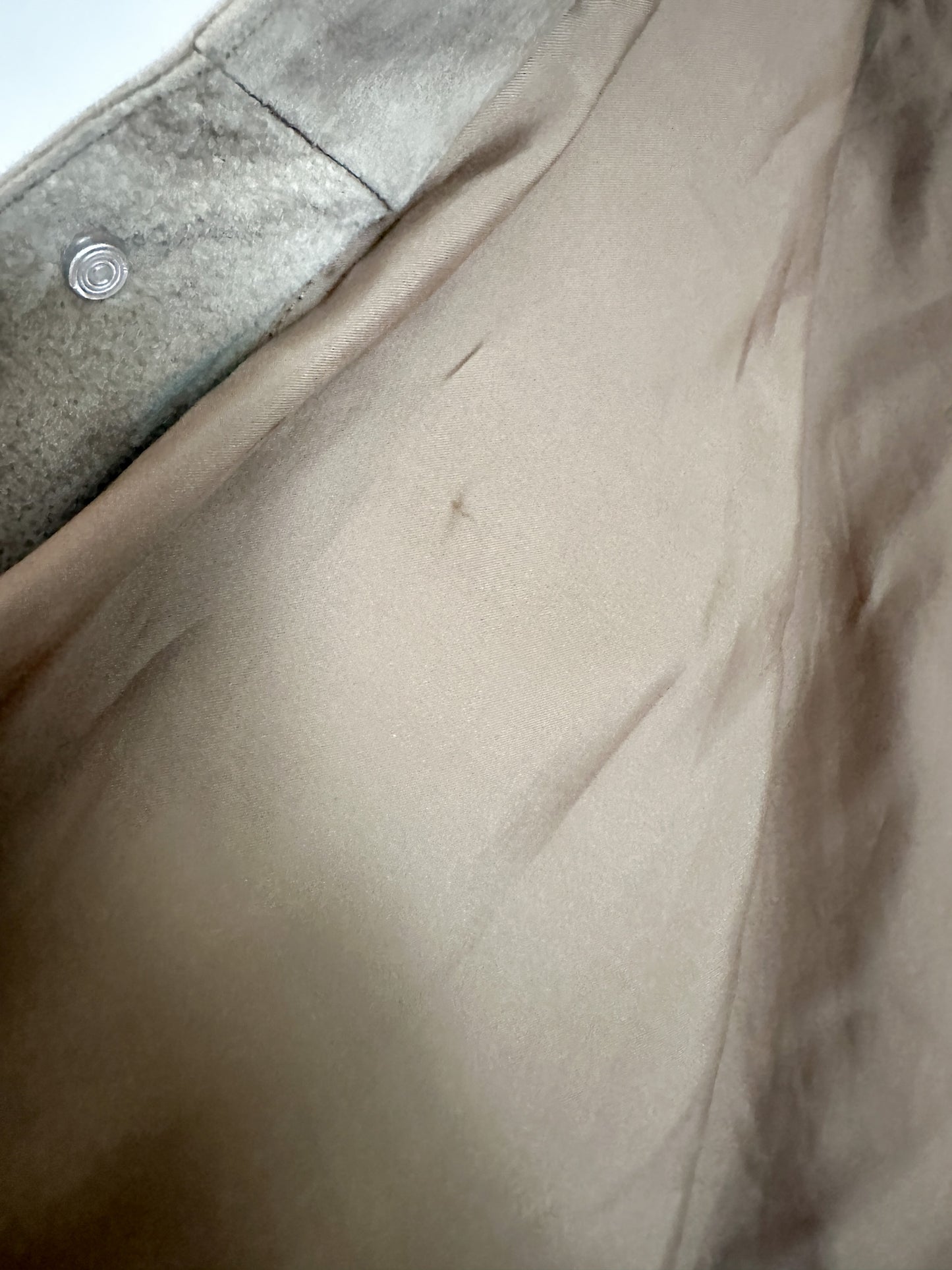 B.C. Clothing Suede Leather Button Front Leather Jacket | Cowboy style leather jacket Fits oversized | Size: M