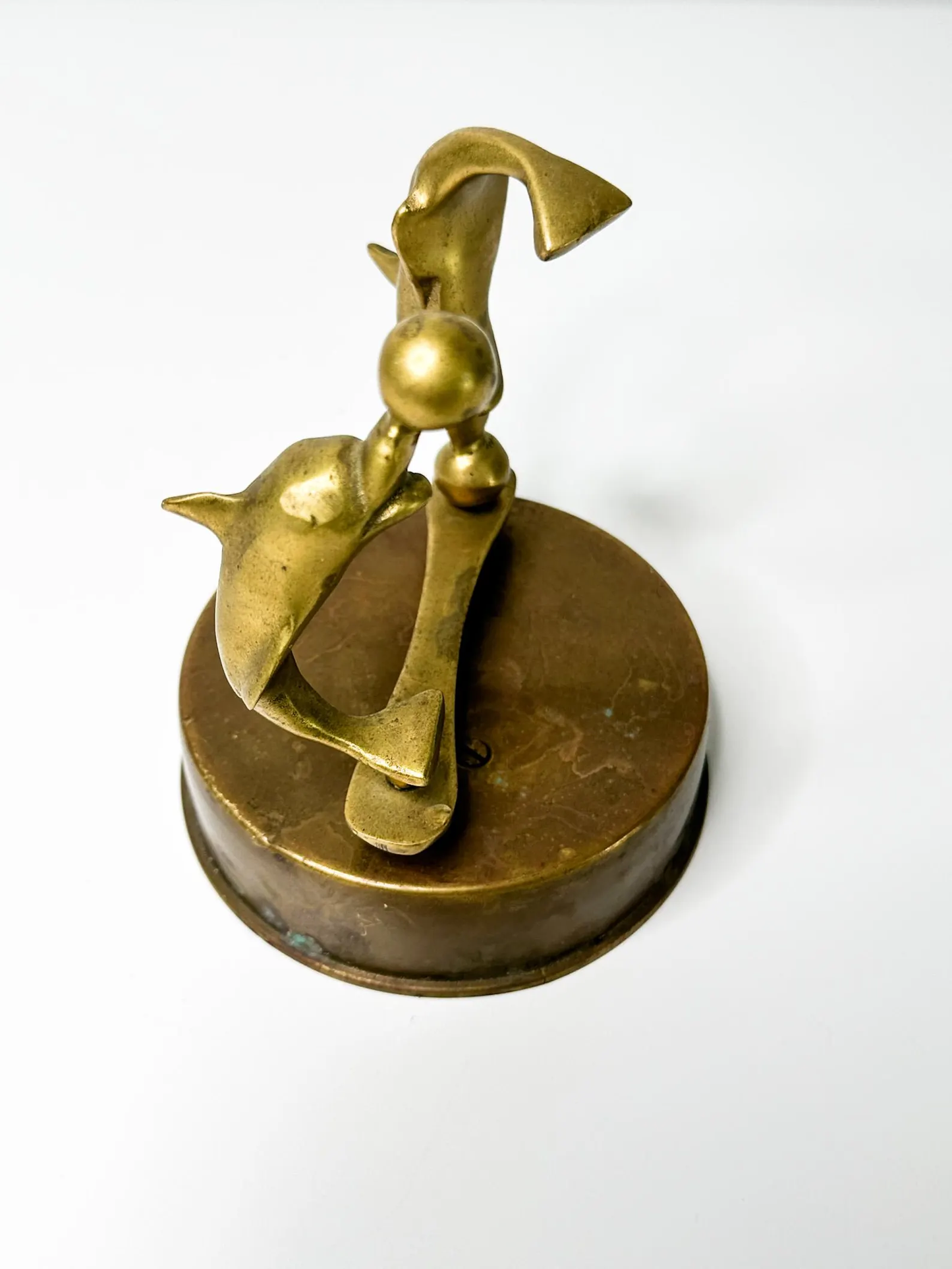 Brass Dolphin Music Box | Vintage Brass Music Box ( WORKING)