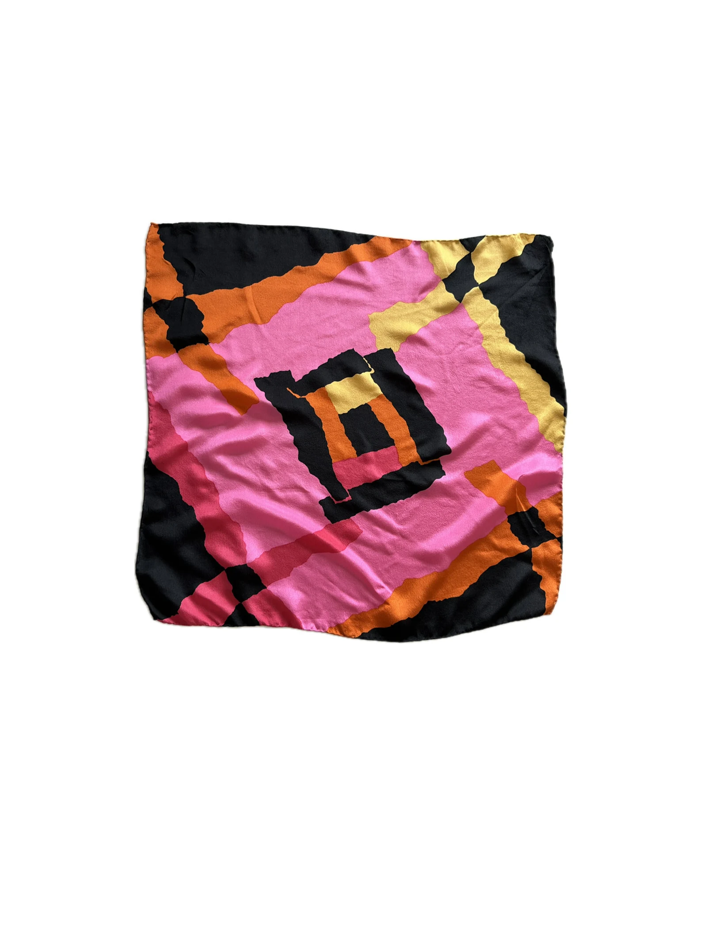 Colourful Geometric Scarf | Vintage Geometric Scarf | Vintage Scarf/Shawl