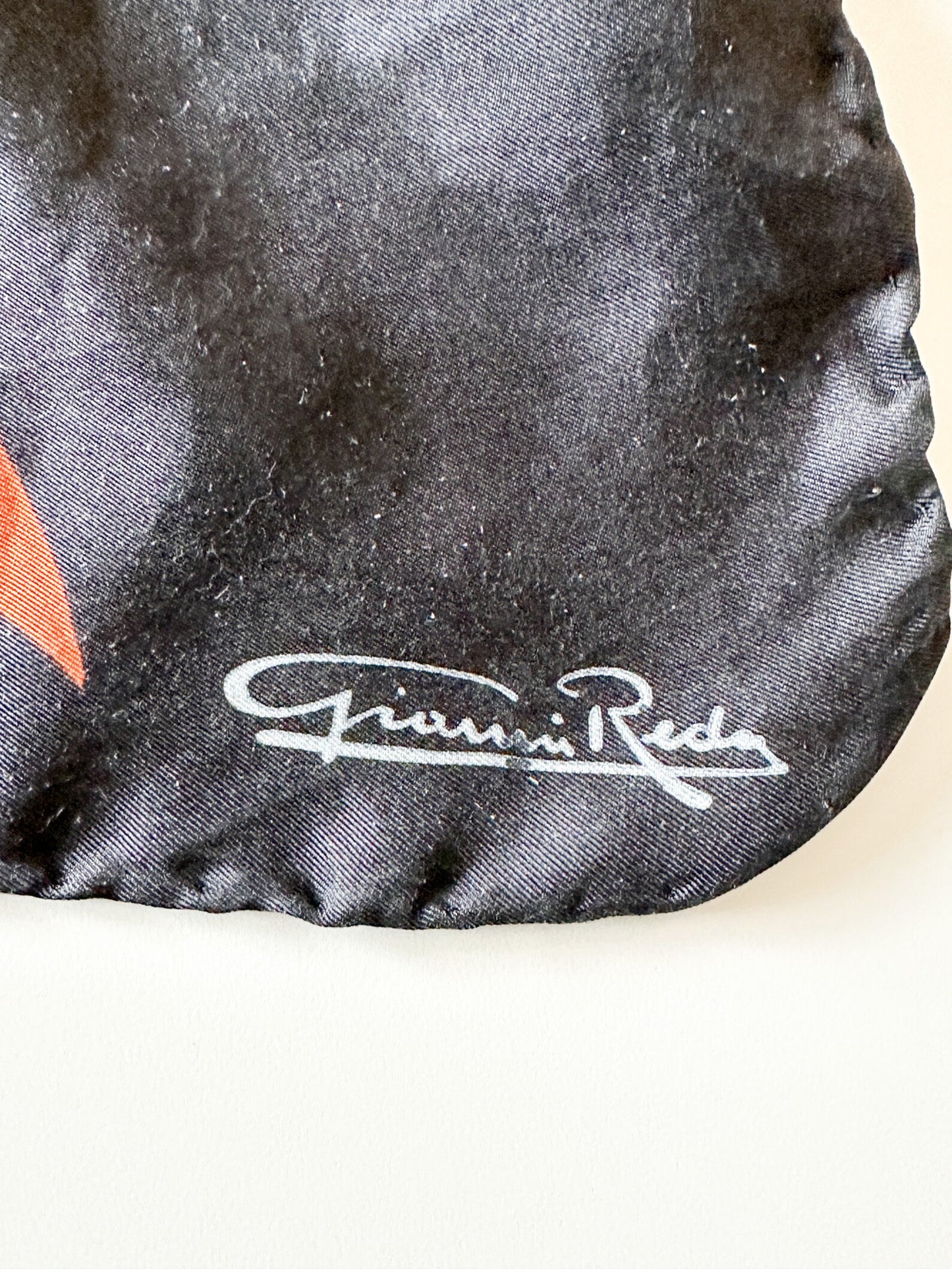 Giovanni Reda Scarf | Vintage Geometric 60s printed Giovanni Reda Silk Scarf