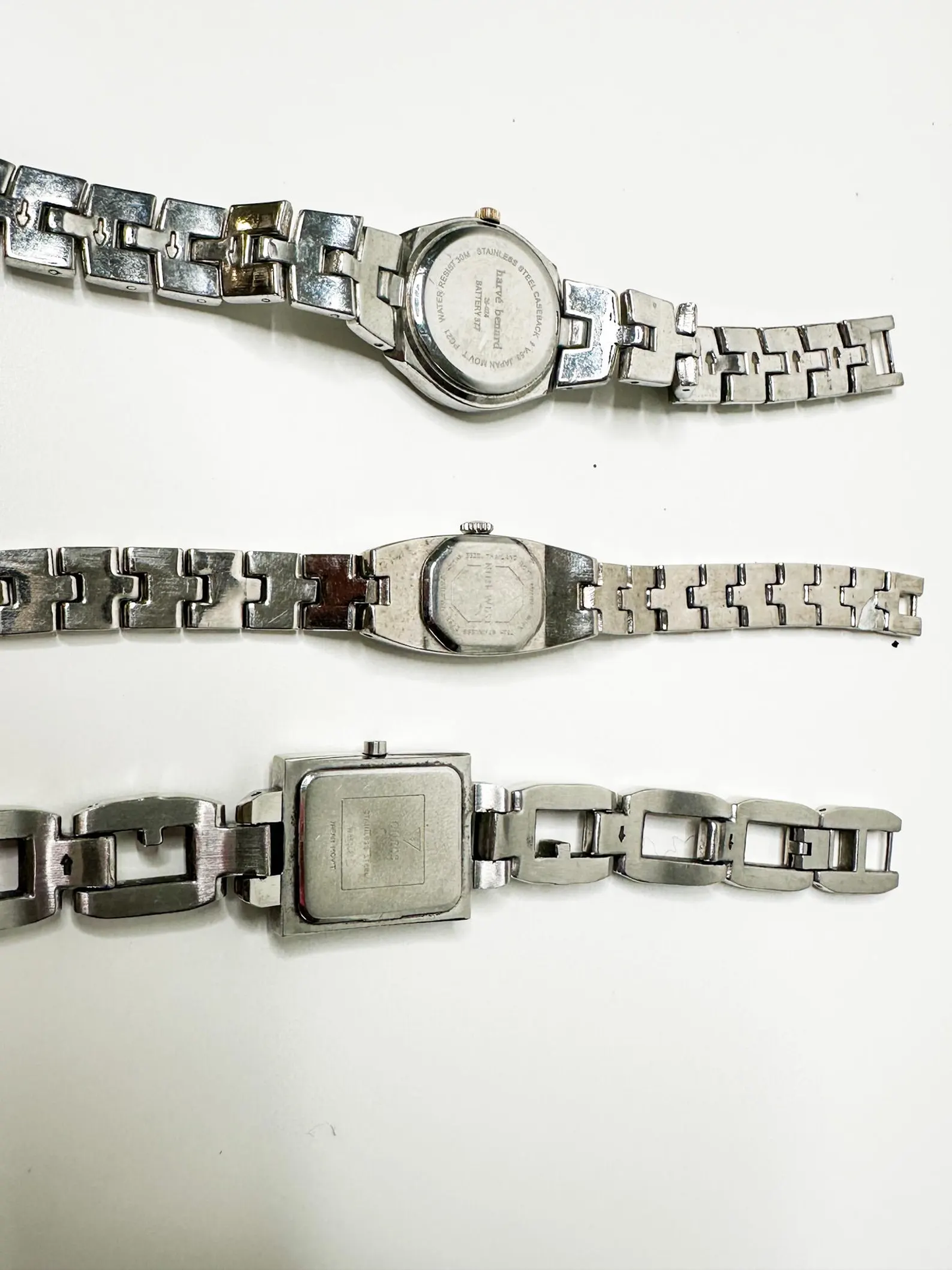 LOT of 3 Watches | Guess, Nine West, Harvé Benard Watch | NOT TESTED