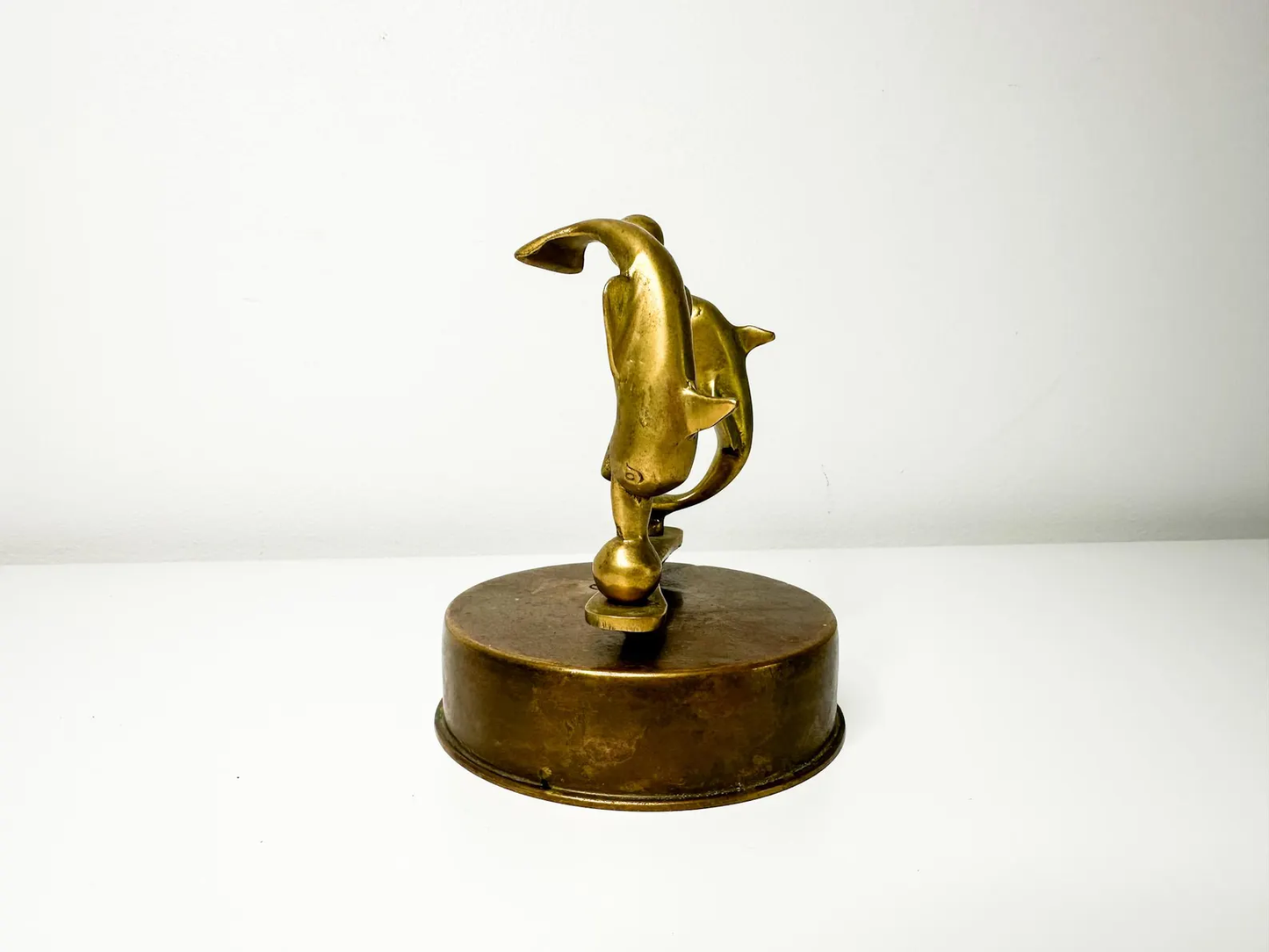 Brass Dolphin Music Box | Vintage Brass Music Box ( WORKING)