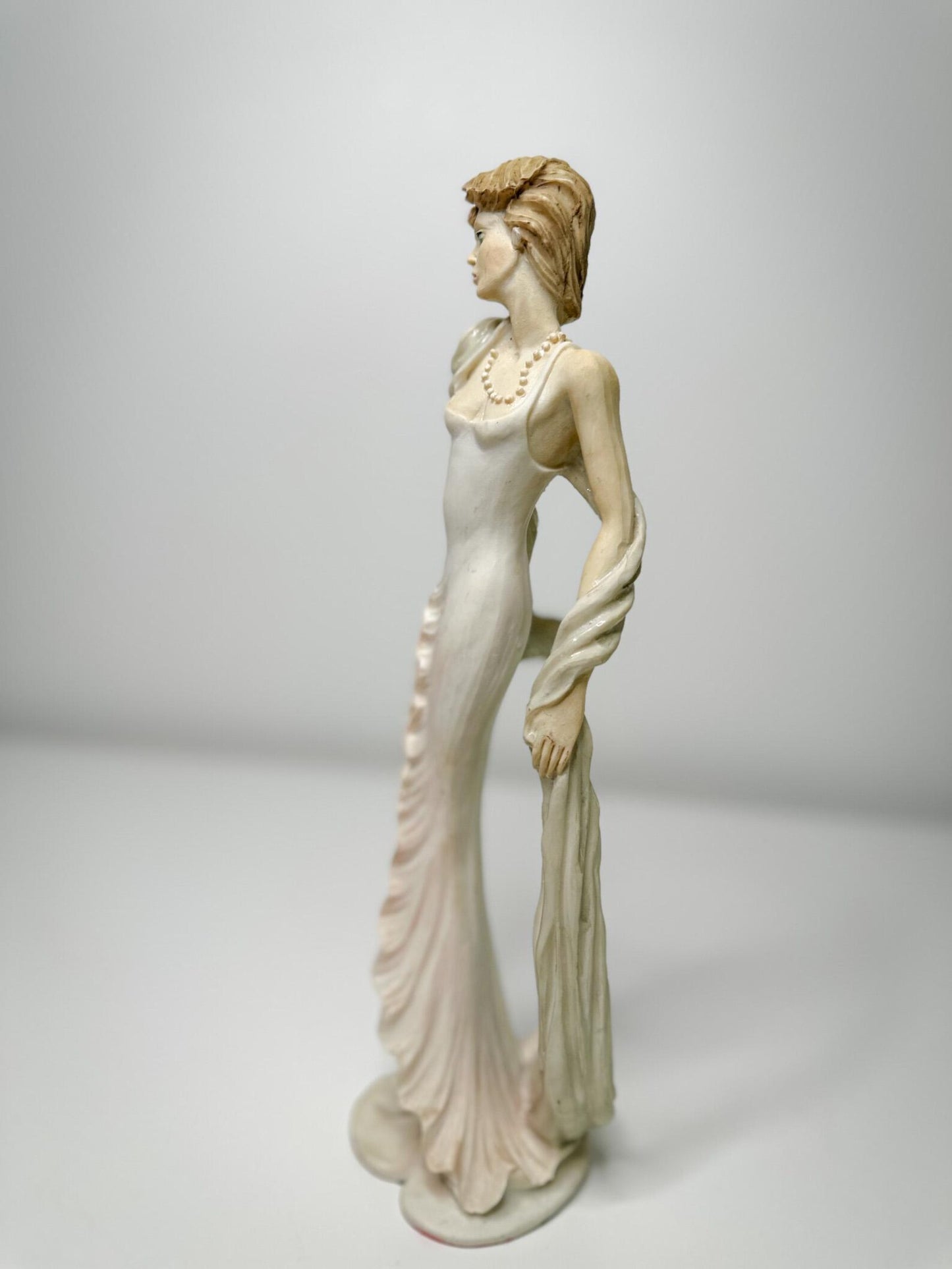 Vintage Elegant Lady Statue