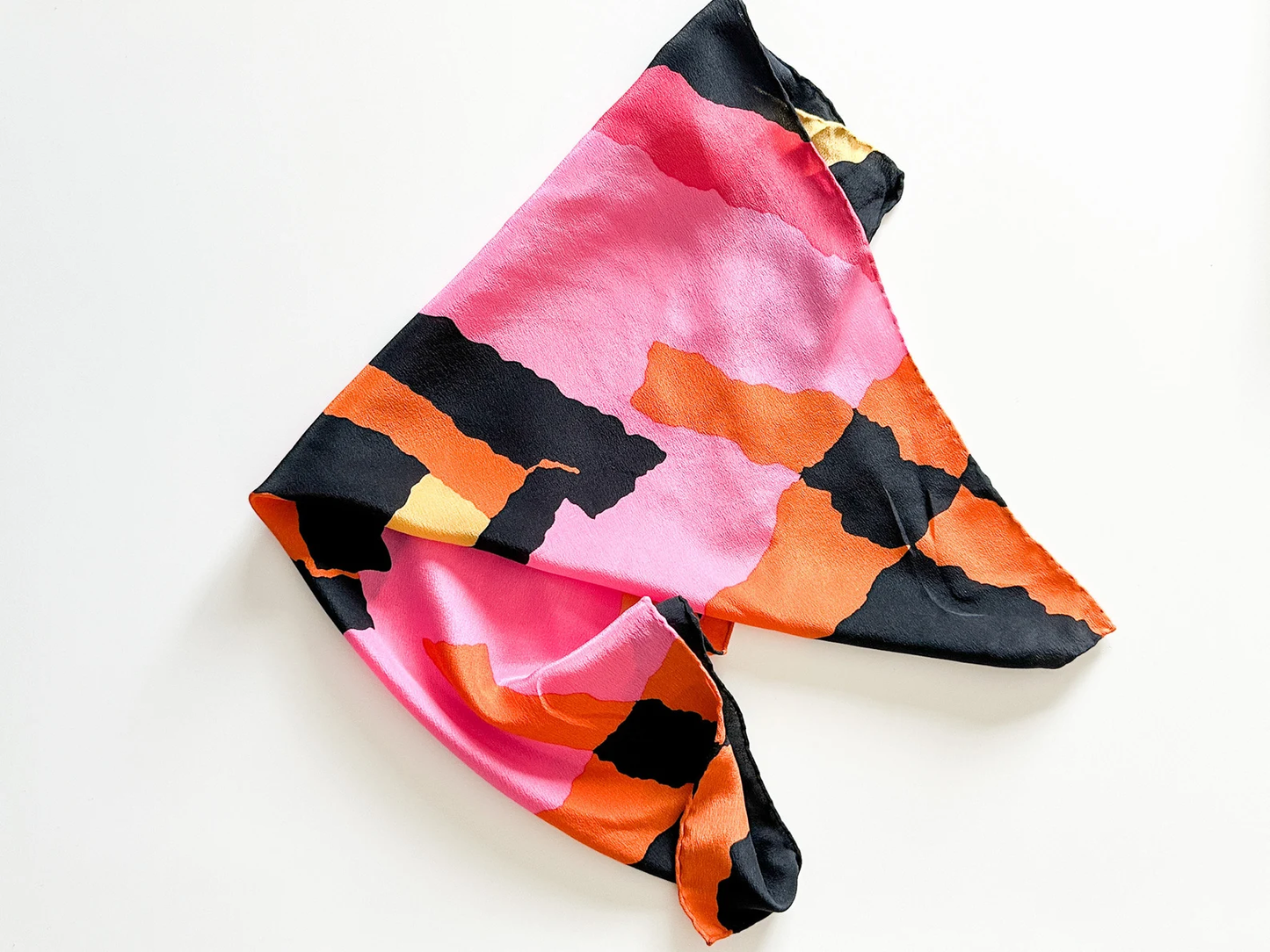 Colourful Geometric Scarf | Vintage Geometric Scarf | Vintage Scarf/Shawl