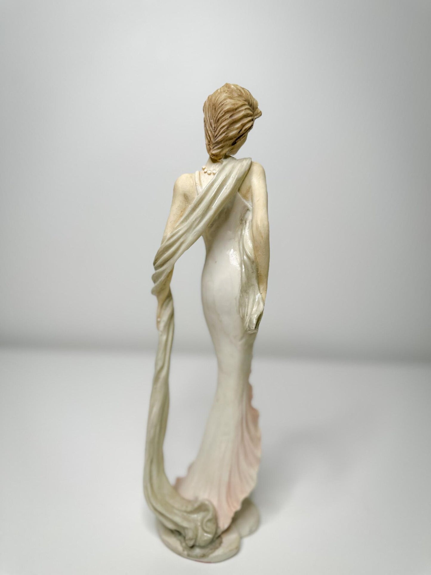 Vintage Elegant Lady Statue
