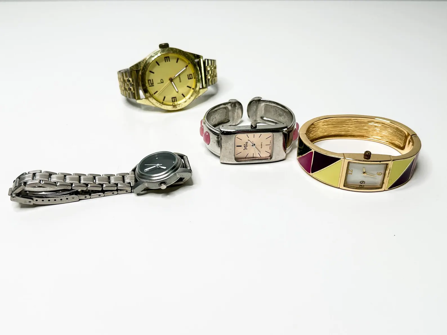 LOT of 4 Fashion Wrist Watches | NOT TESTED