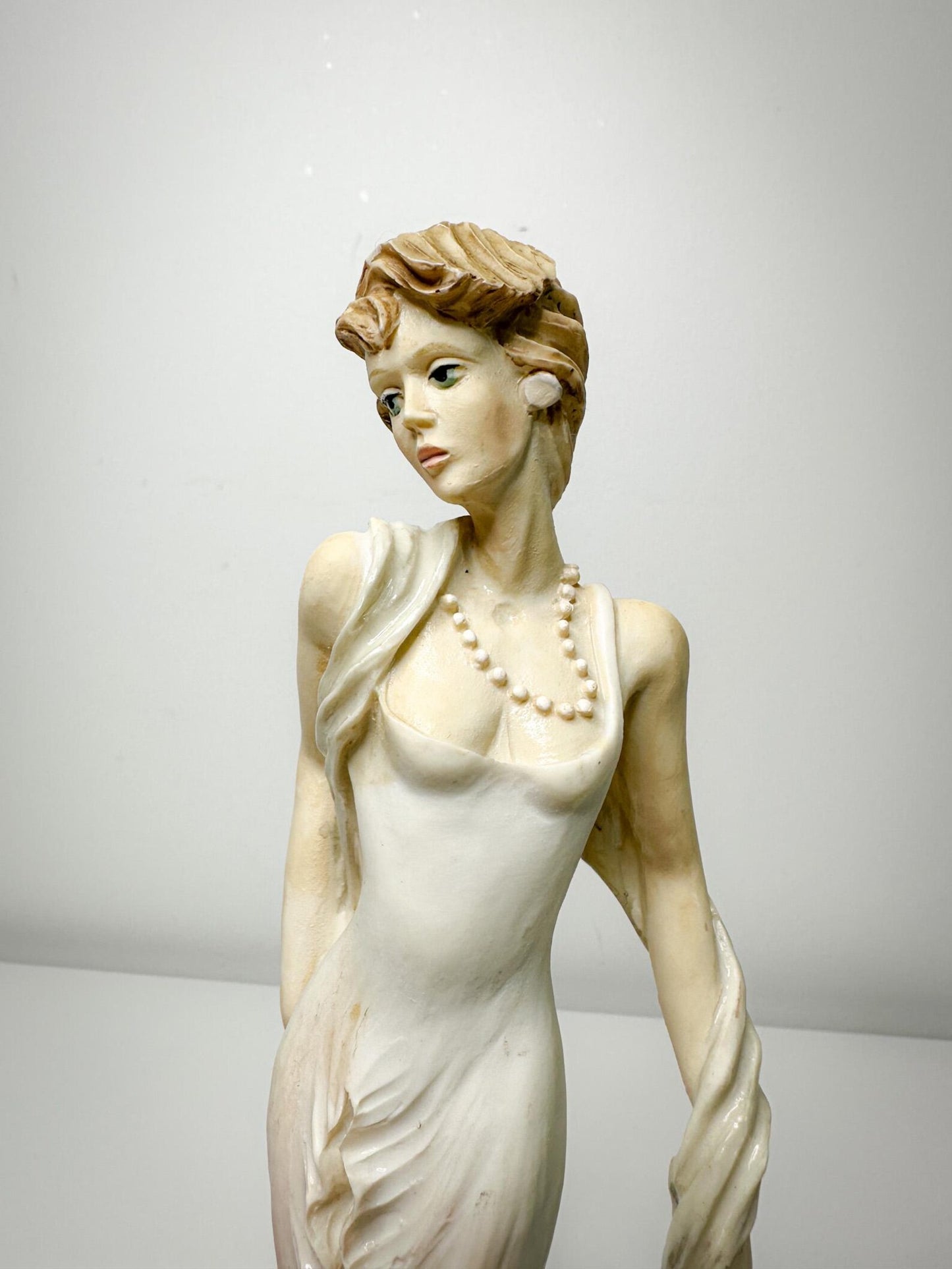 Vintage Elegant Lady Statue