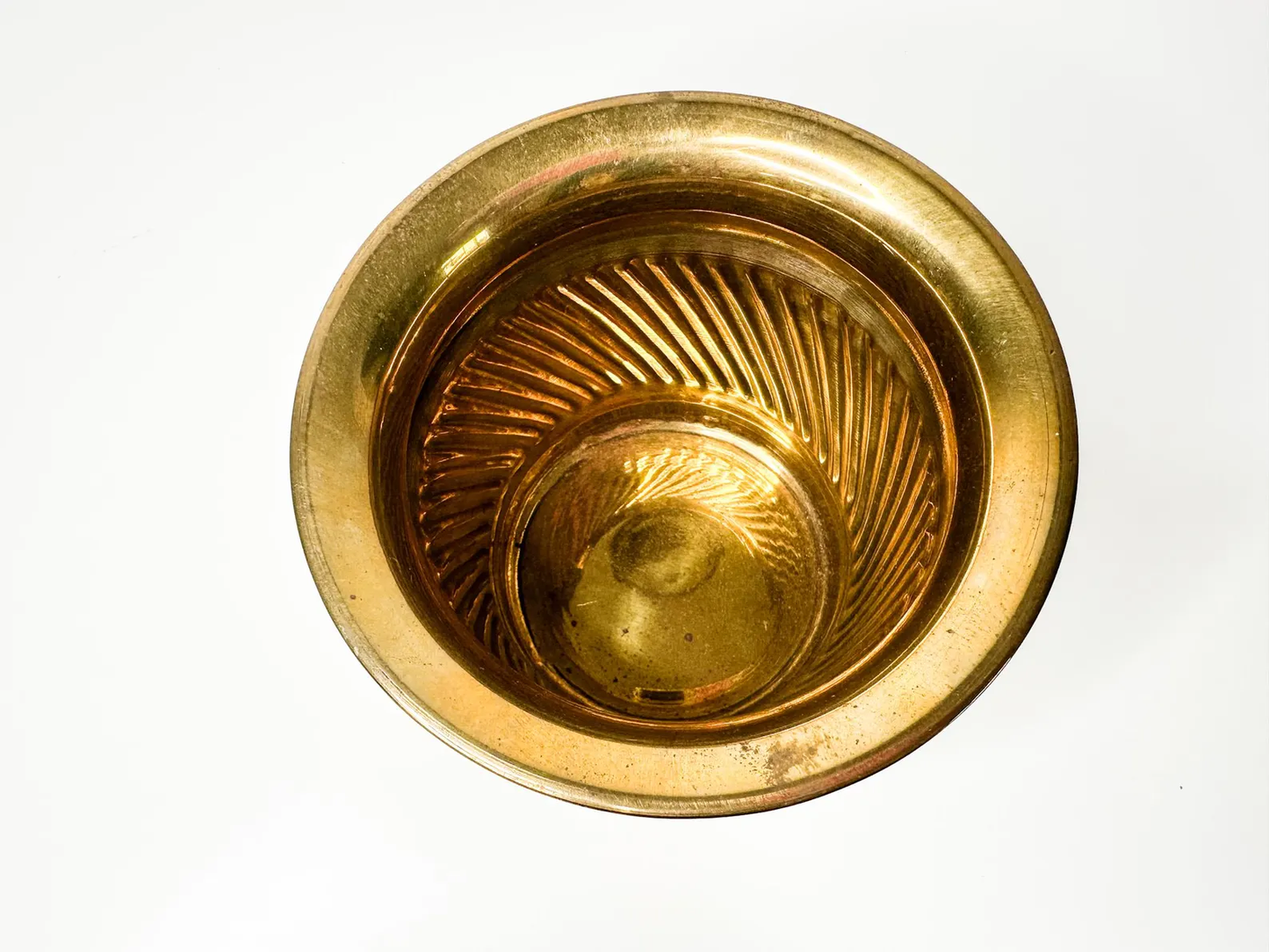 Lot of 2 Vintage Brass Plant Pots | Vintage Brass Pots