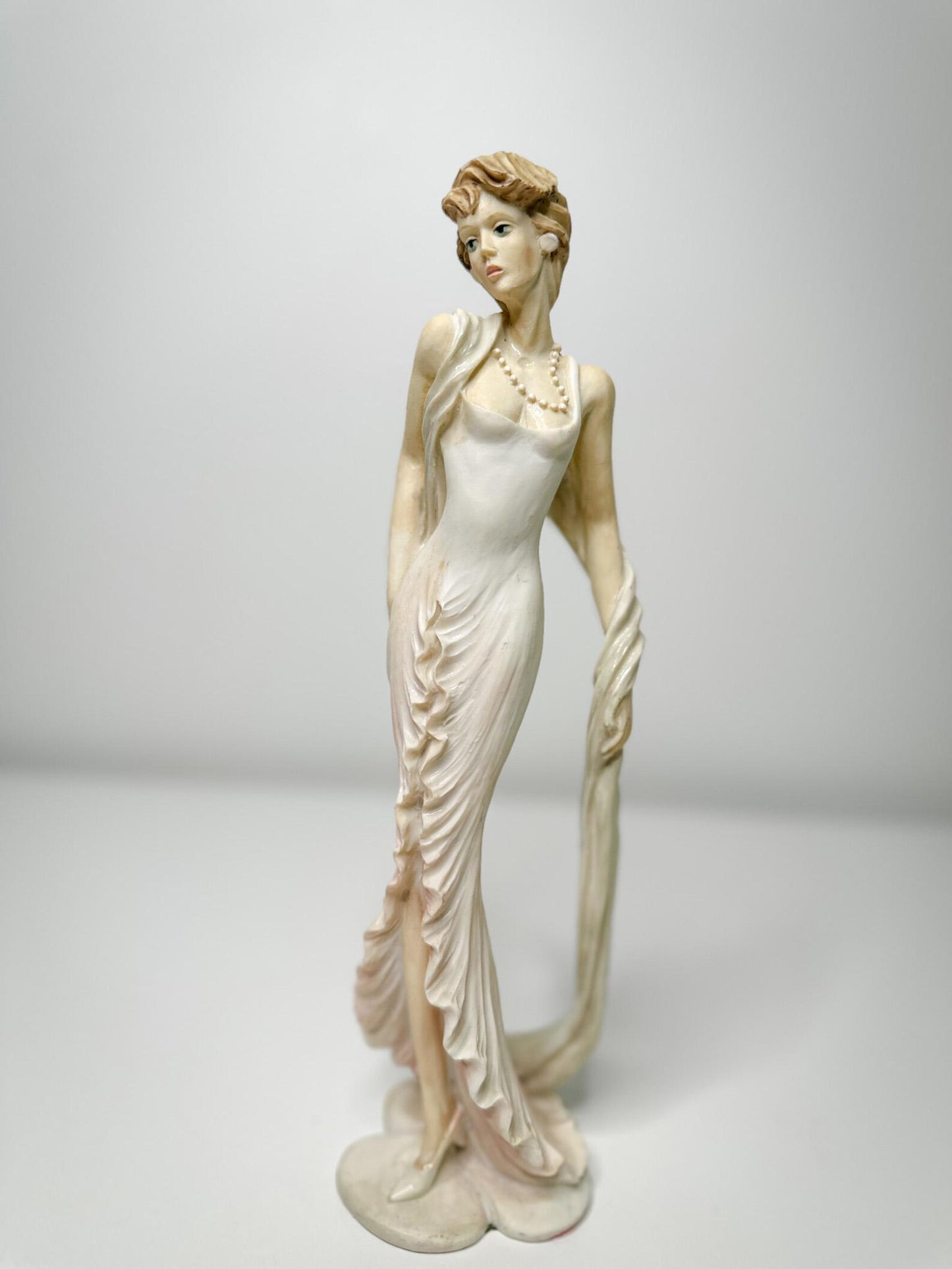 Vintage Elegant Lady Statue