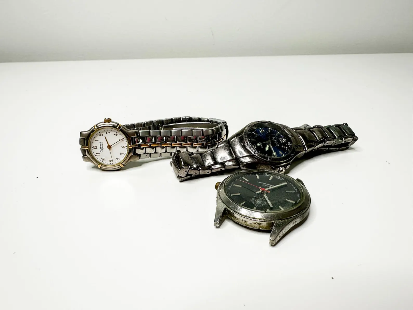 Lot of Three silver tone wristwatches | NOT TESTED