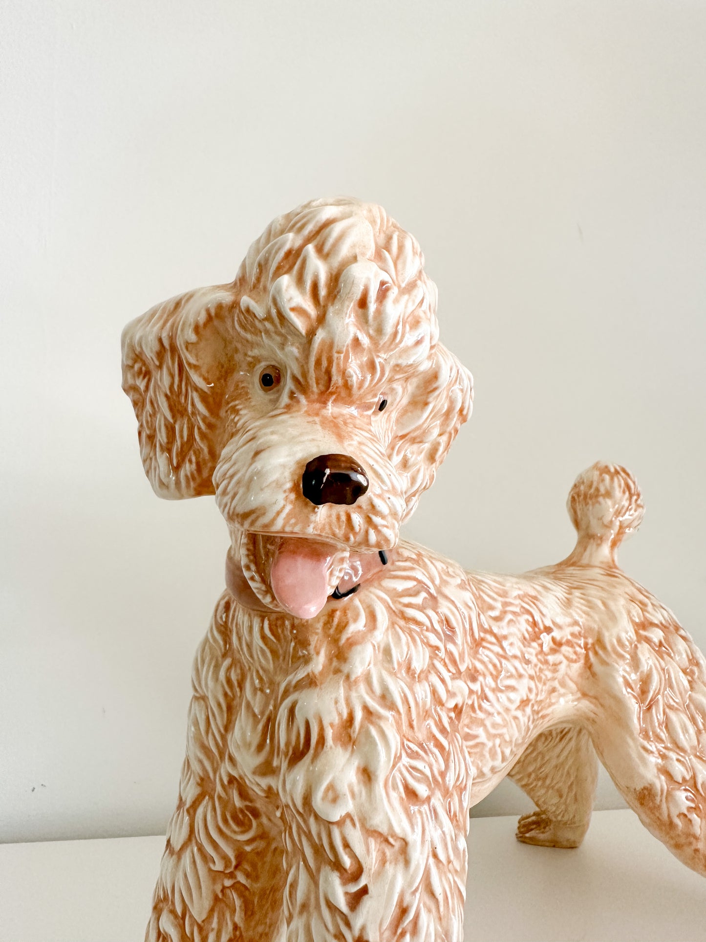 Vintage Ceramic Standing Poodle