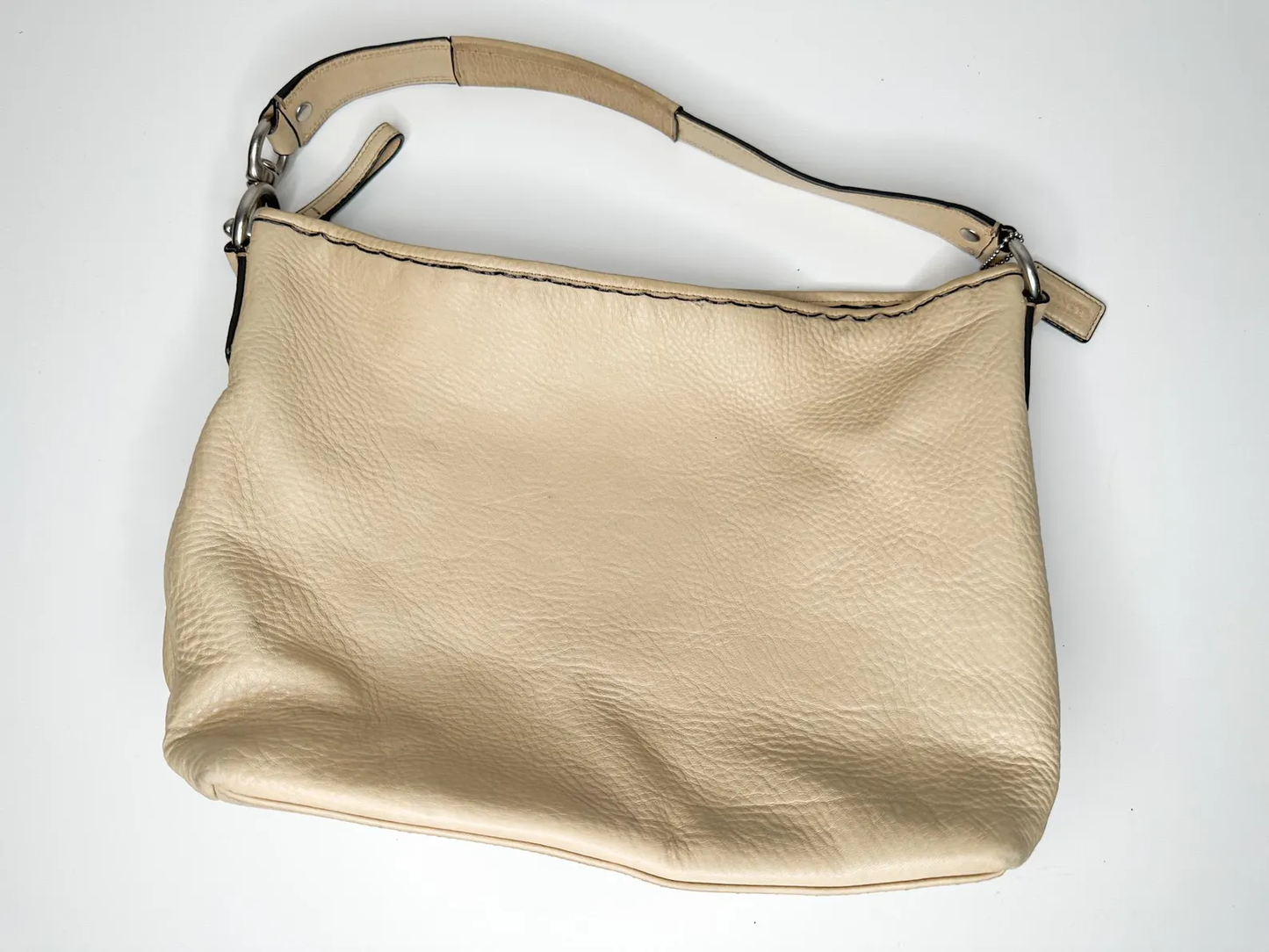 COACH Sarah Shoulder bag in Tan Pebble Leather Bag | F13095