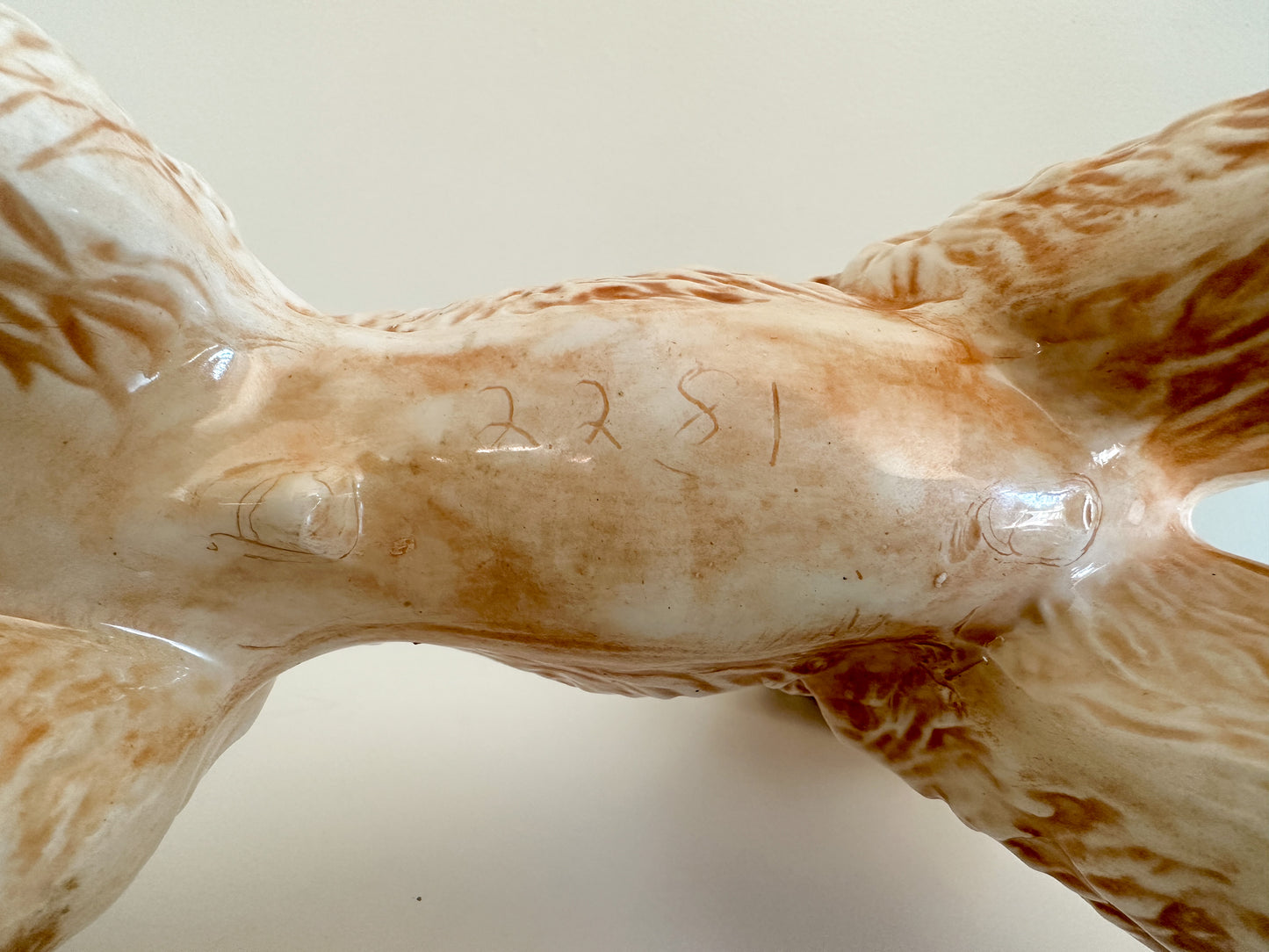 Vintage Ceramic Standing Poodle