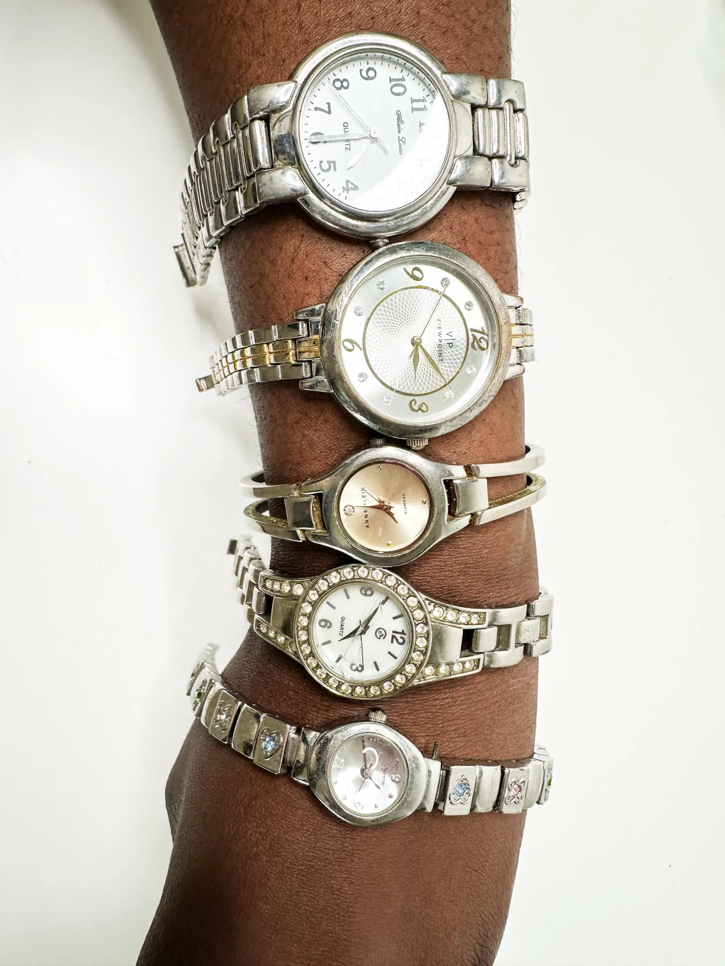 LOT of 5 Fashion Wrist Watches | NOT TESTED