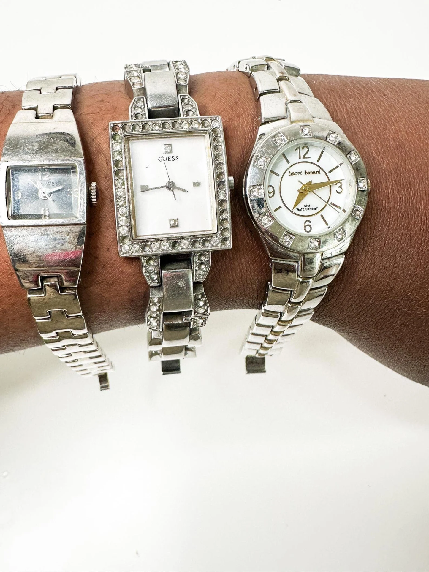 LOT of 3 Watches | Guess, Nine West, Harvé Benard Watch | NOT TESTED