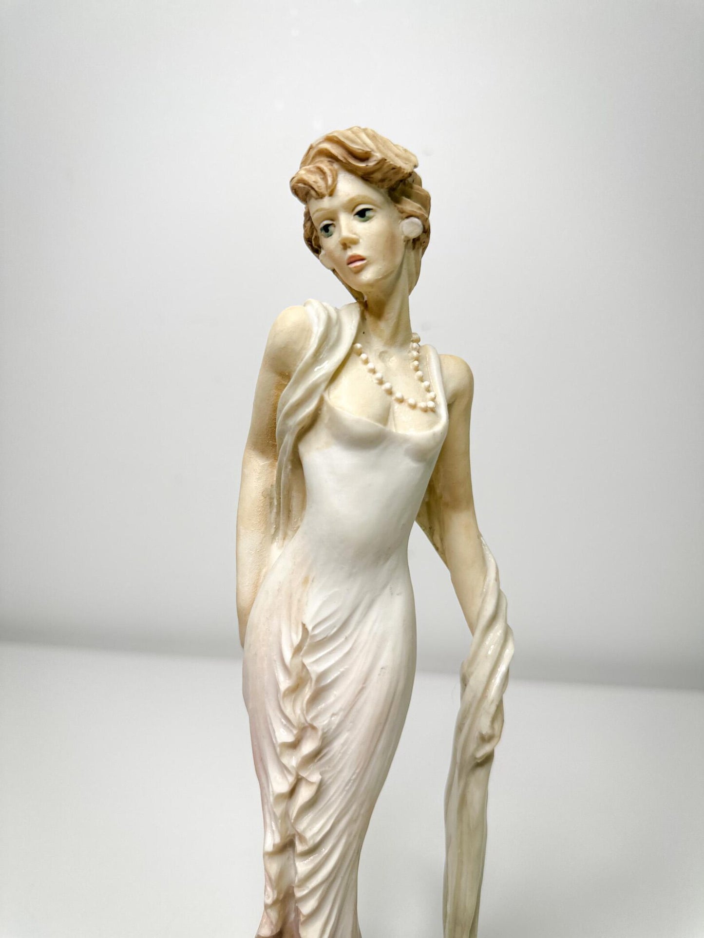 Vintage Elegant Lady Statue
