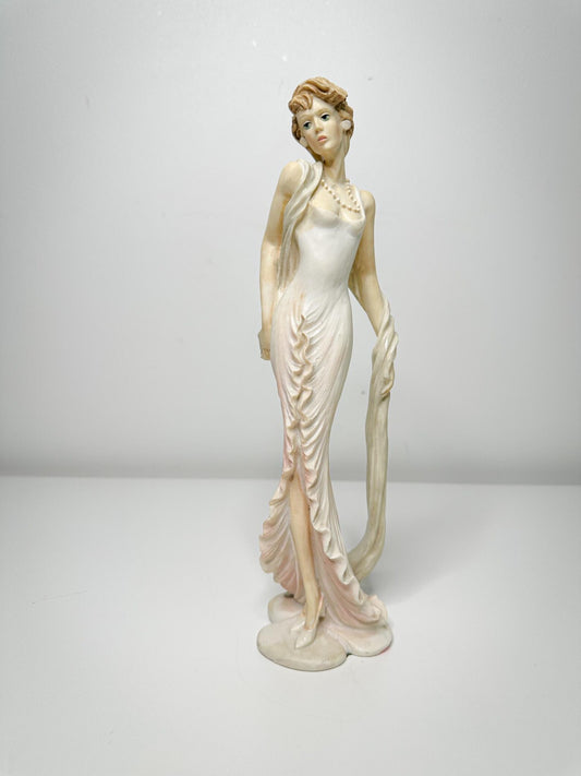 Vintage Elegant Lady Statue