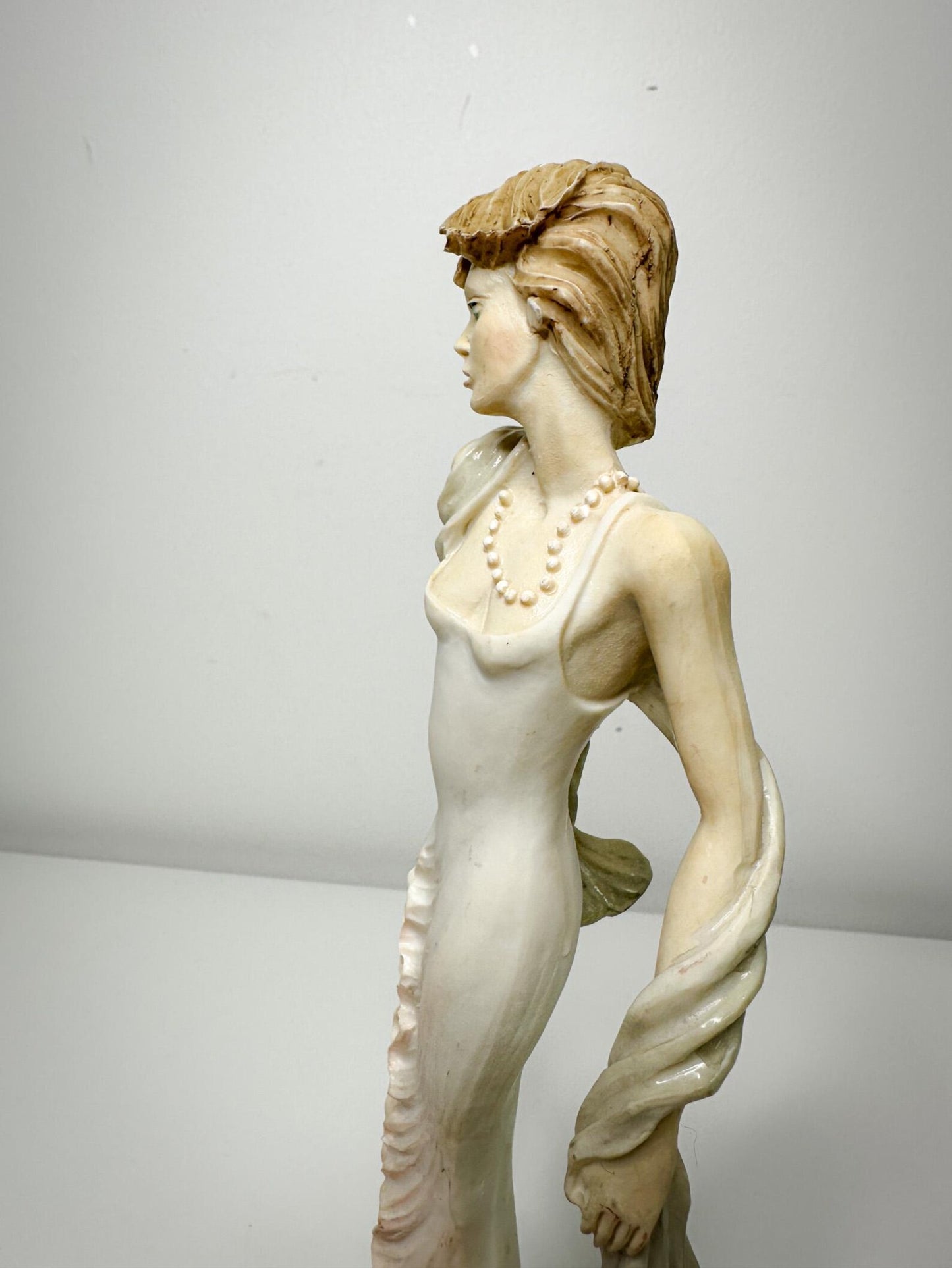 Vintage Elegant Lady Statue