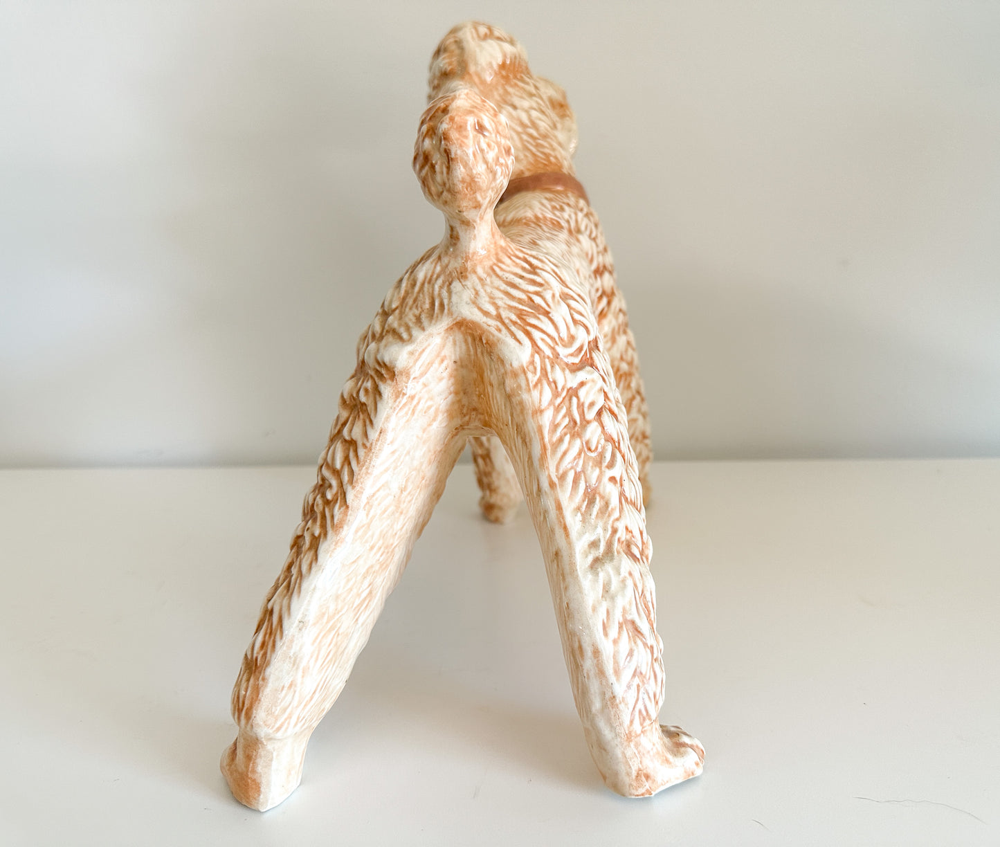 Vintage Ceramic Standing Poodle