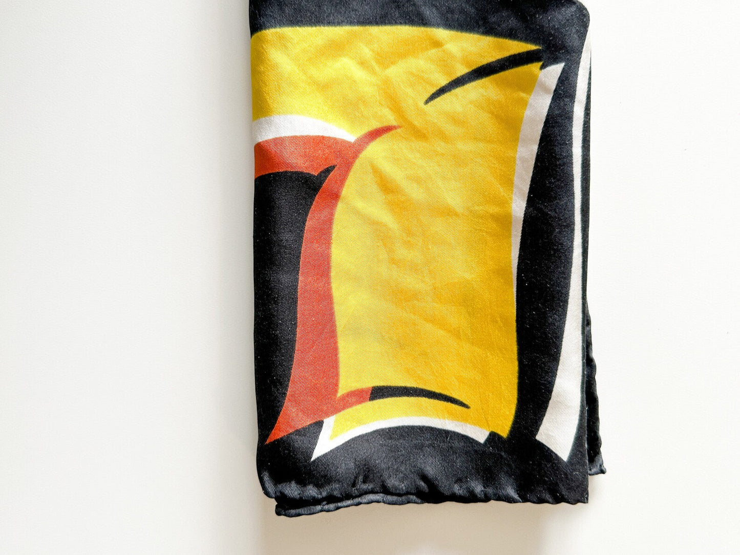 Giovanni Reda Scarf | Vintage Geometric 60s printed Giovanni Reda Silk Scarf